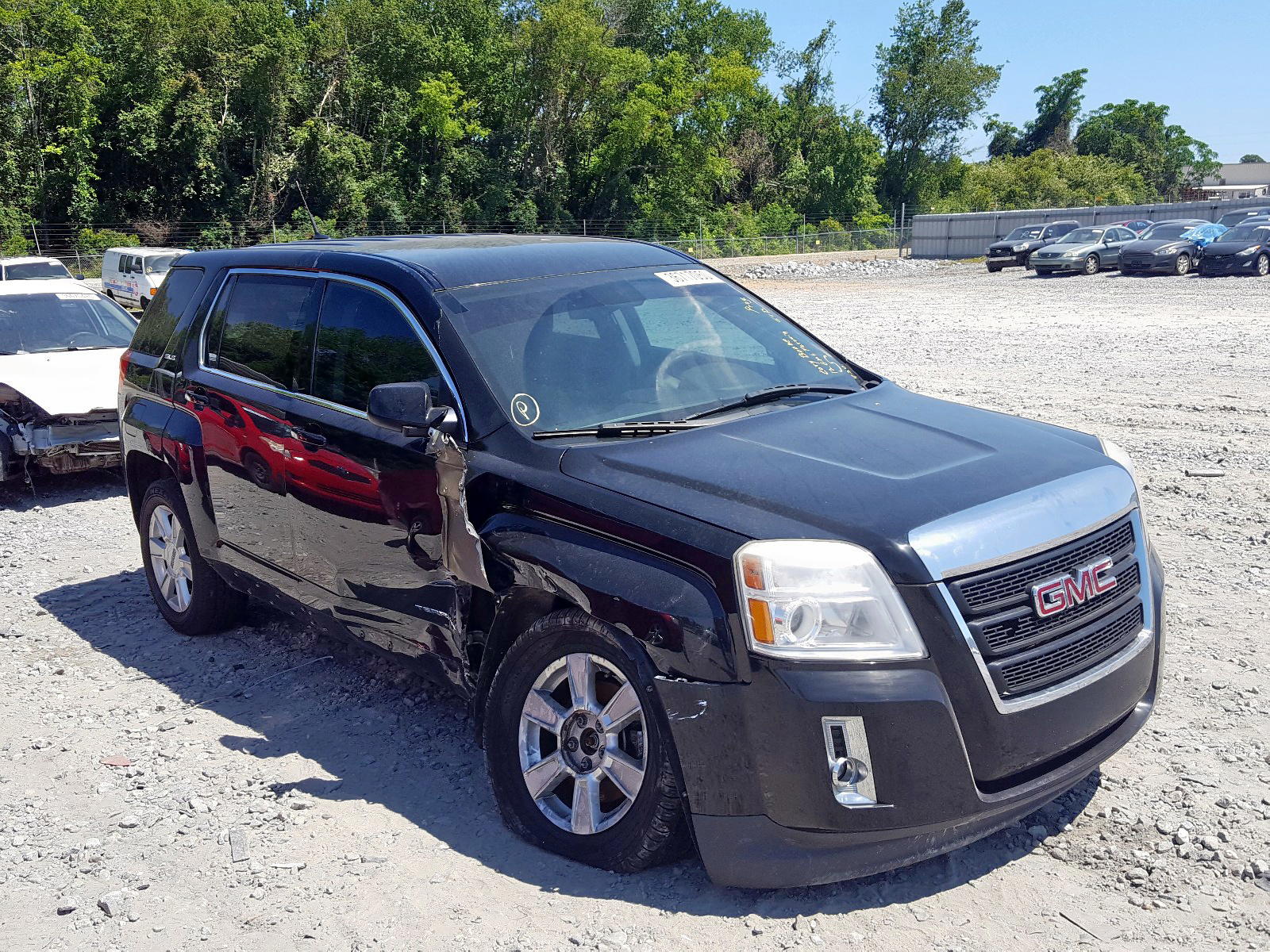GMC TERRAIN SL 2012 with VIN 2GKALMEK5C6348261 - Photo from auction