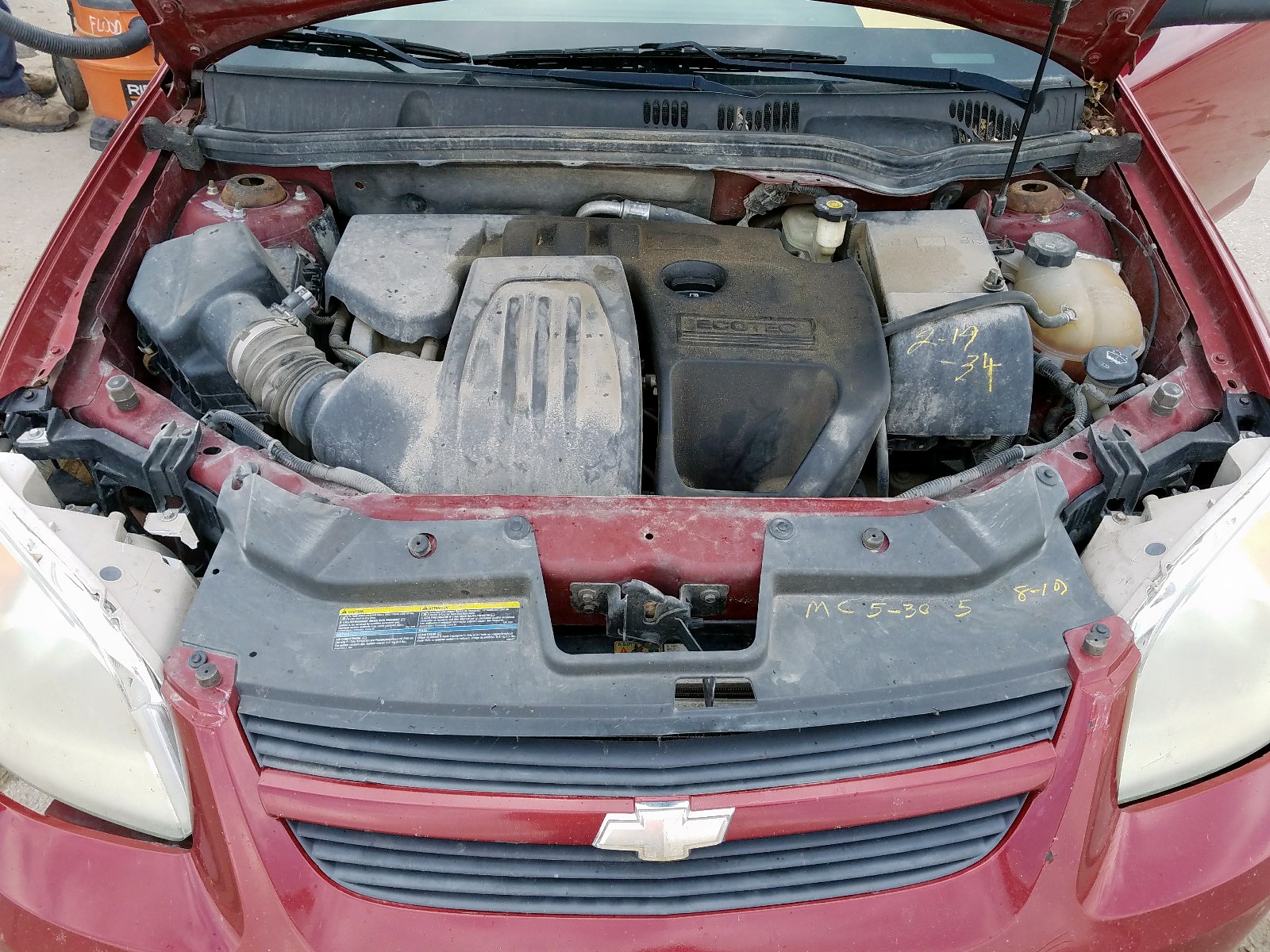 Photo 7 from auction – 2008 CHEVROLET COBALT LT with VIN 1G1AL58F487134703