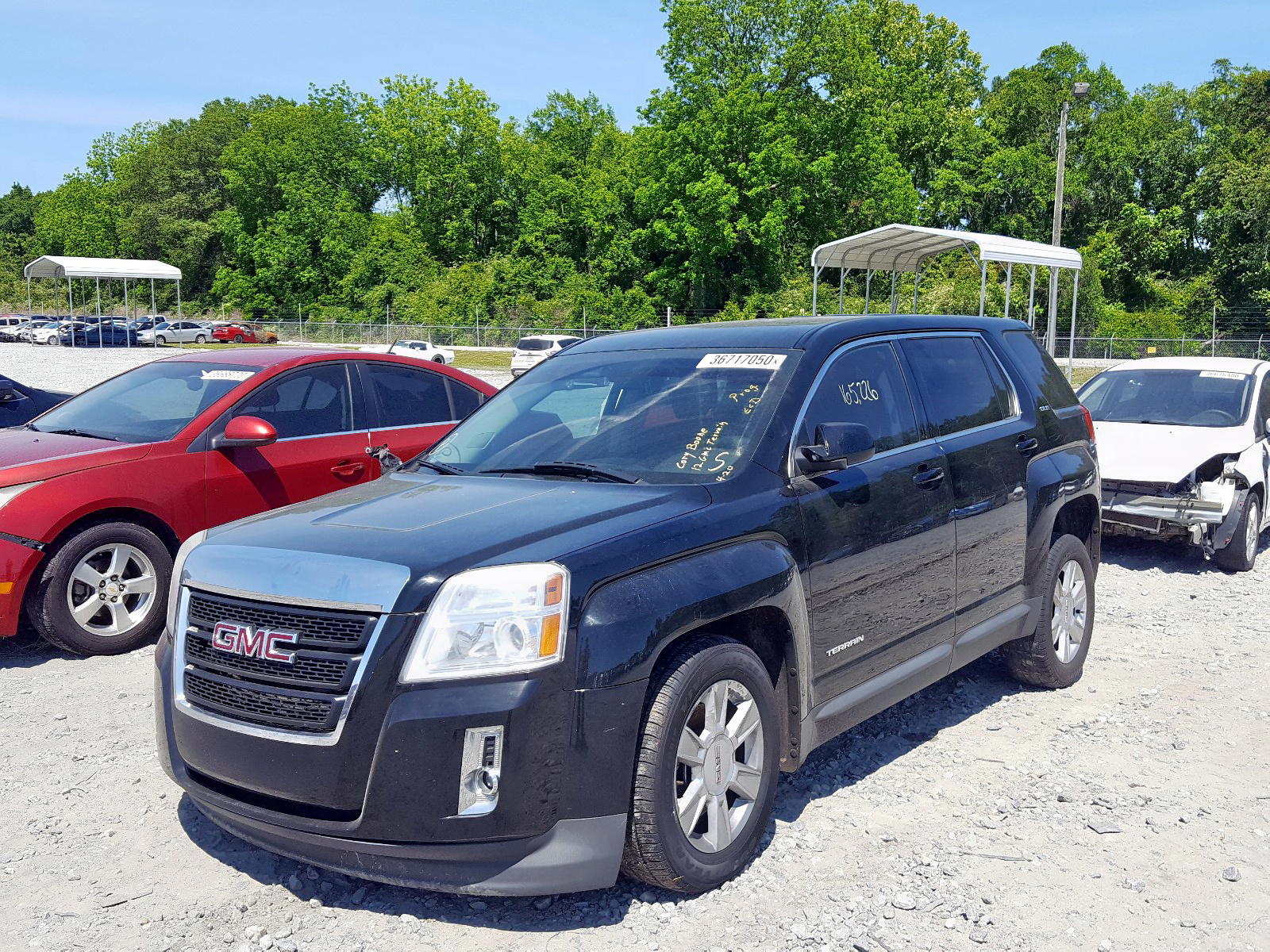 Photo 2 from auction – 2012 GMC TERRAIN SL with VIN 2GKALMEK5C6348261