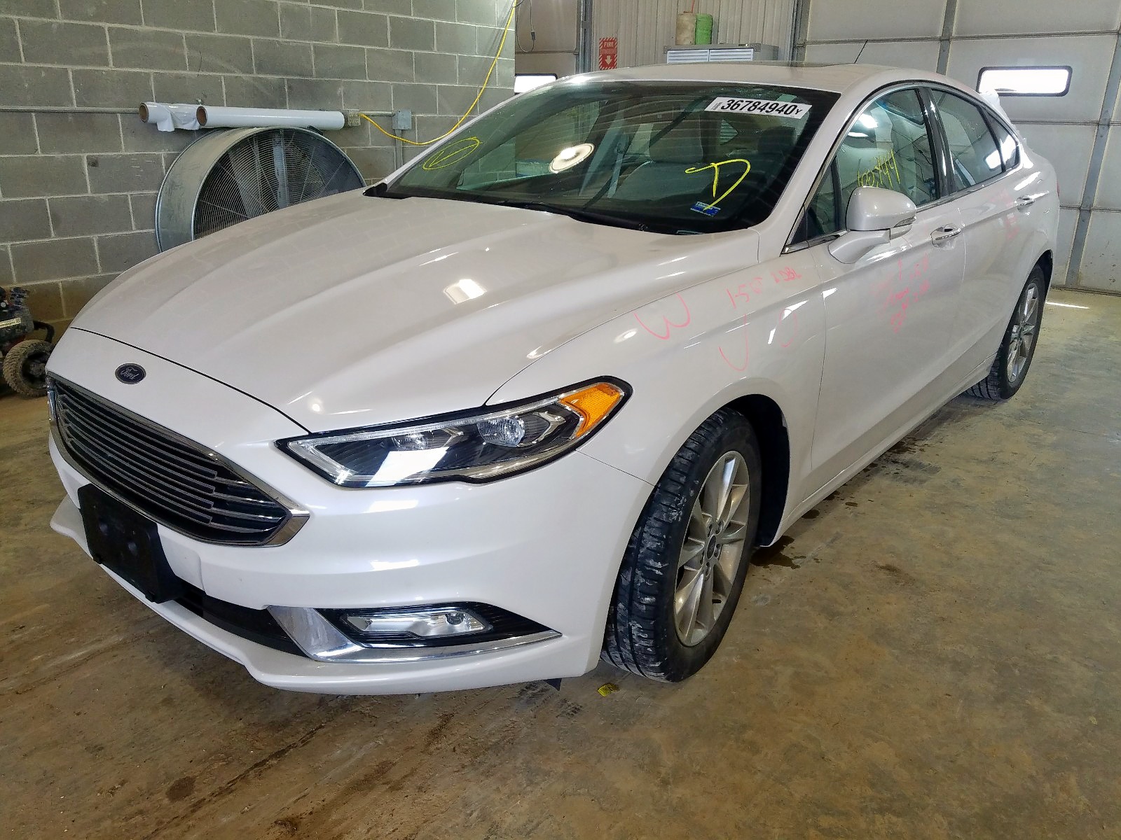 Photo 2 from auction – 2017 FORD FUSION SE with VIN 3FA6P0HD9HR137100