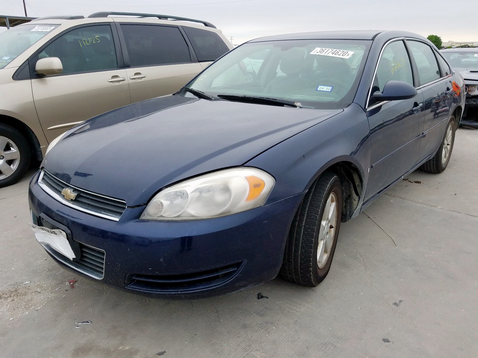 Photo 2 from auction – 2007 CHEVROLET IMPALA LS with VIN 2G1WB58K279287454
