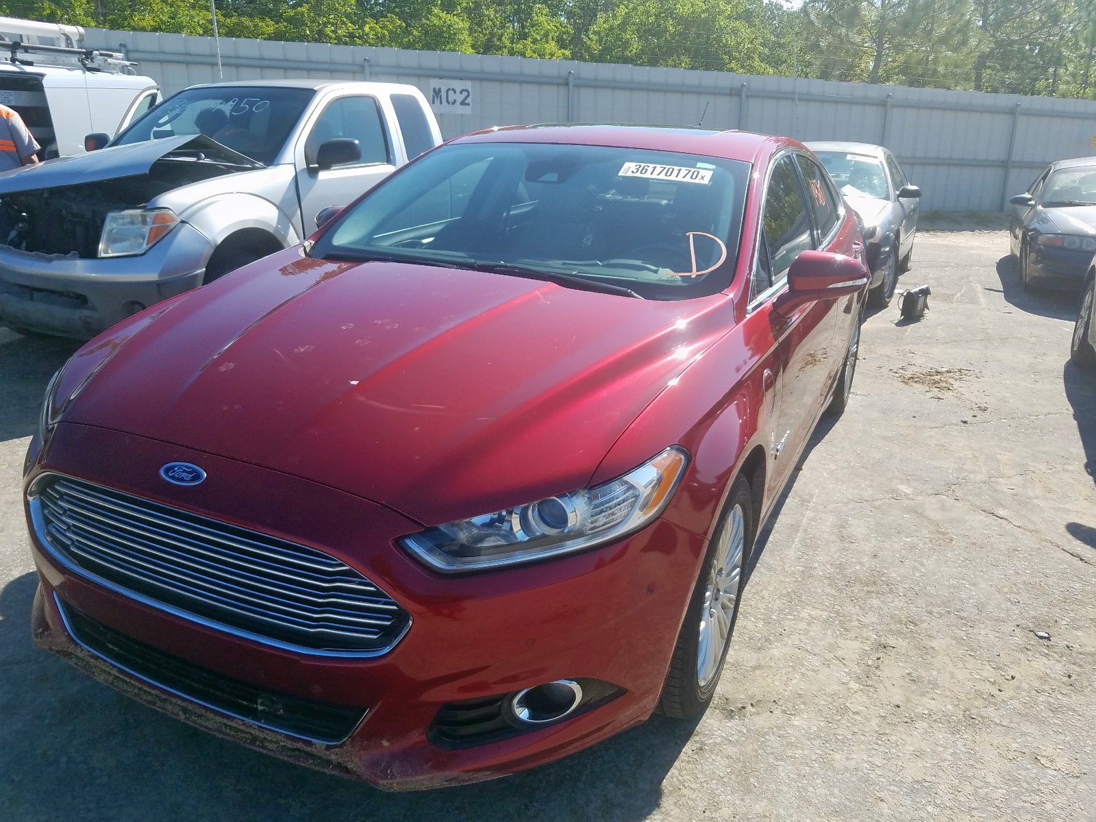 Photo 2 from auction – 2014 FORD FUSION TIT with VIN 3FA6P0SU8ER299188