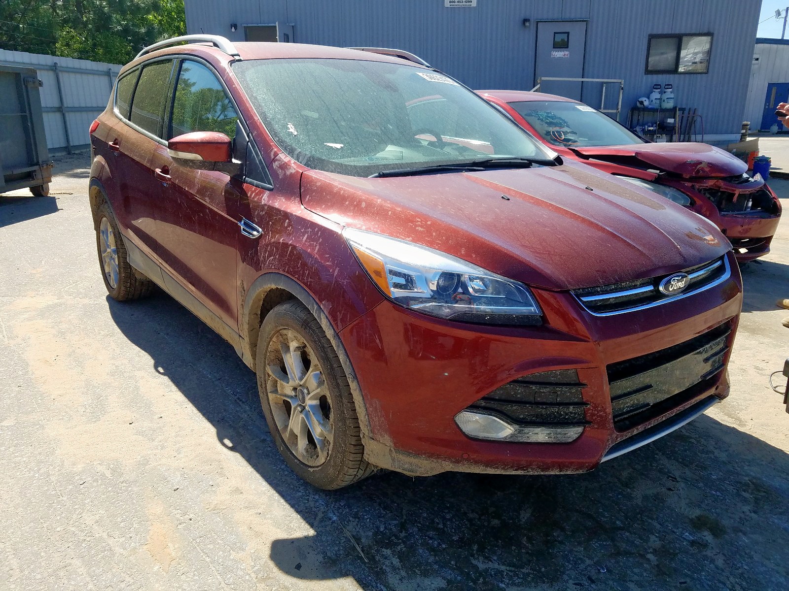 FORD ESCAPE TIT 2015 with VIN 1FMCU0JXXFUA31119 - Photo from auction