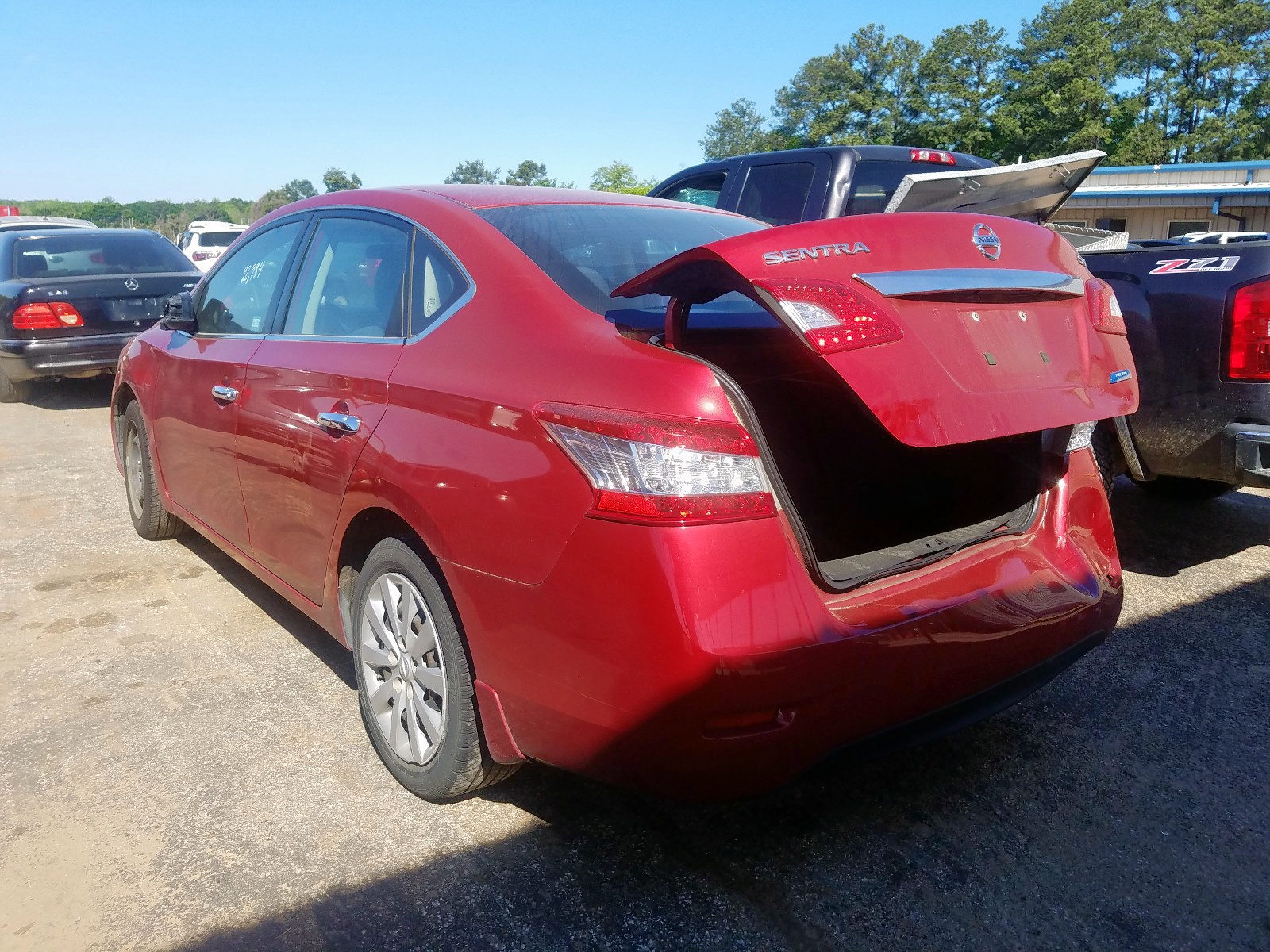 Photo 3 from auction – 2014 NISSAN SENTRA S with VIN 3N1AB7AP5EL669509