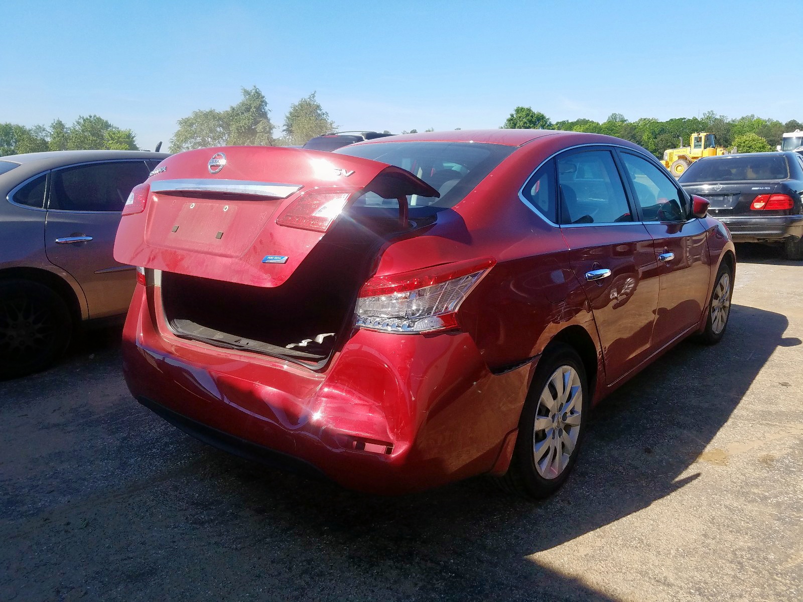 Photo 4 from auction – 2014 NISSAN SENTRA S with VIN 3N1AB7AP5EL669509
