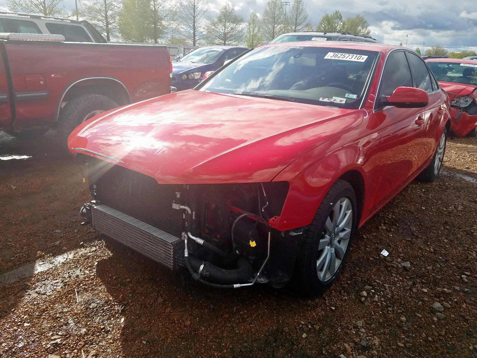 Photo 2 from auction – 2013 AUDI A4 PREMIUM with VIN WAUAFAFL7DN030015