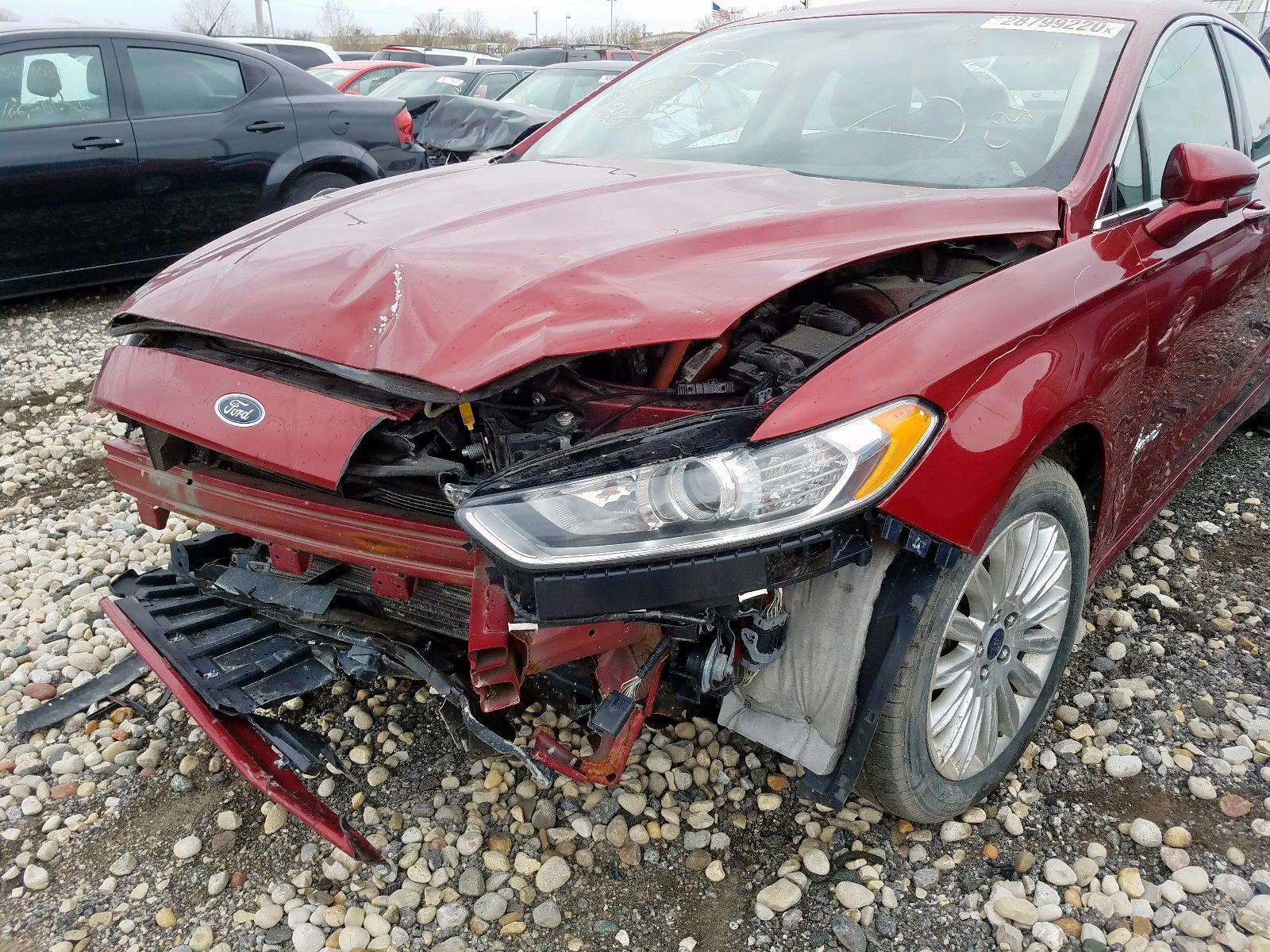 Photo 9 from auction – 2015 FORD FUSION SE with VIN 3FA6P0LU4FR124792