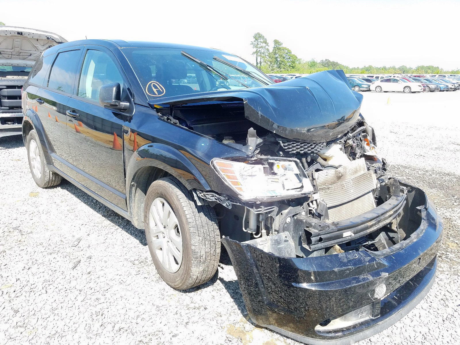 DODGE JOURNEY SE 2014 with VIN 3C4PDCAB3ET314918 - Photo from auction