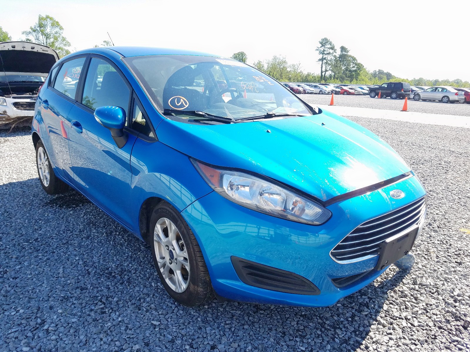 FORD FIESTA SE 2015 with VIN 3FADP4EJ9FM202546 - Photo from auction
