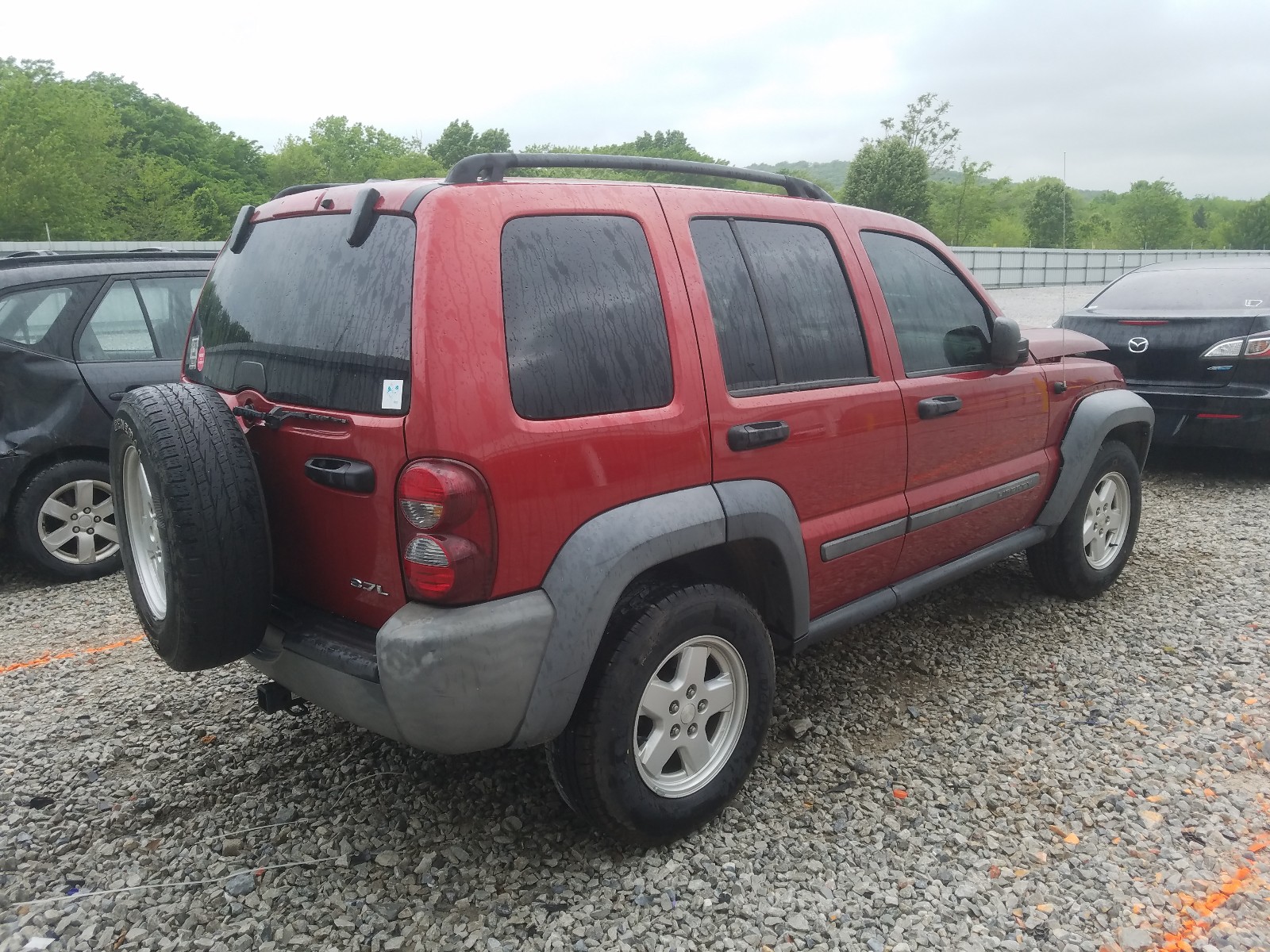 Photo 4 from auction – 2007 JEEP LIBERTY SP with VIN 1J4GK48K87W514539