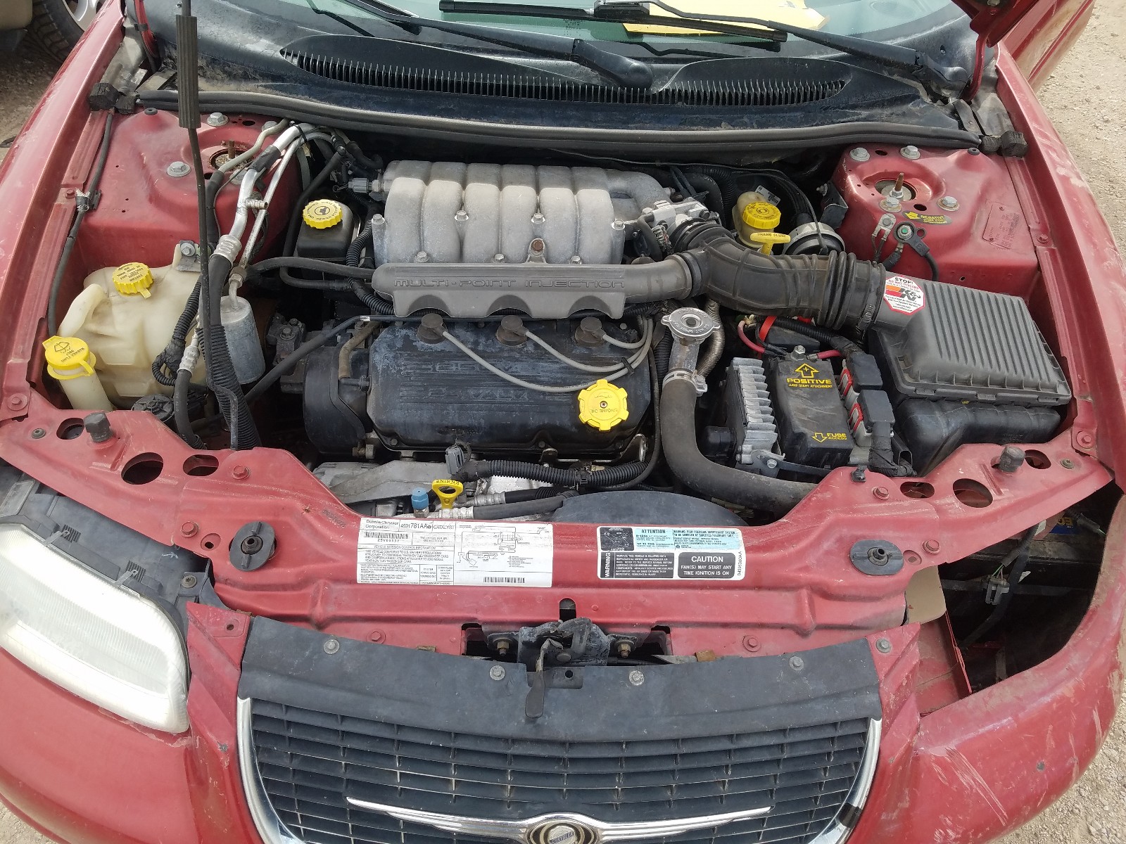 Photo 7 from auction – 2000 CHRYSLER SEBRING JX with VIN 3C3EL55H7YT264621