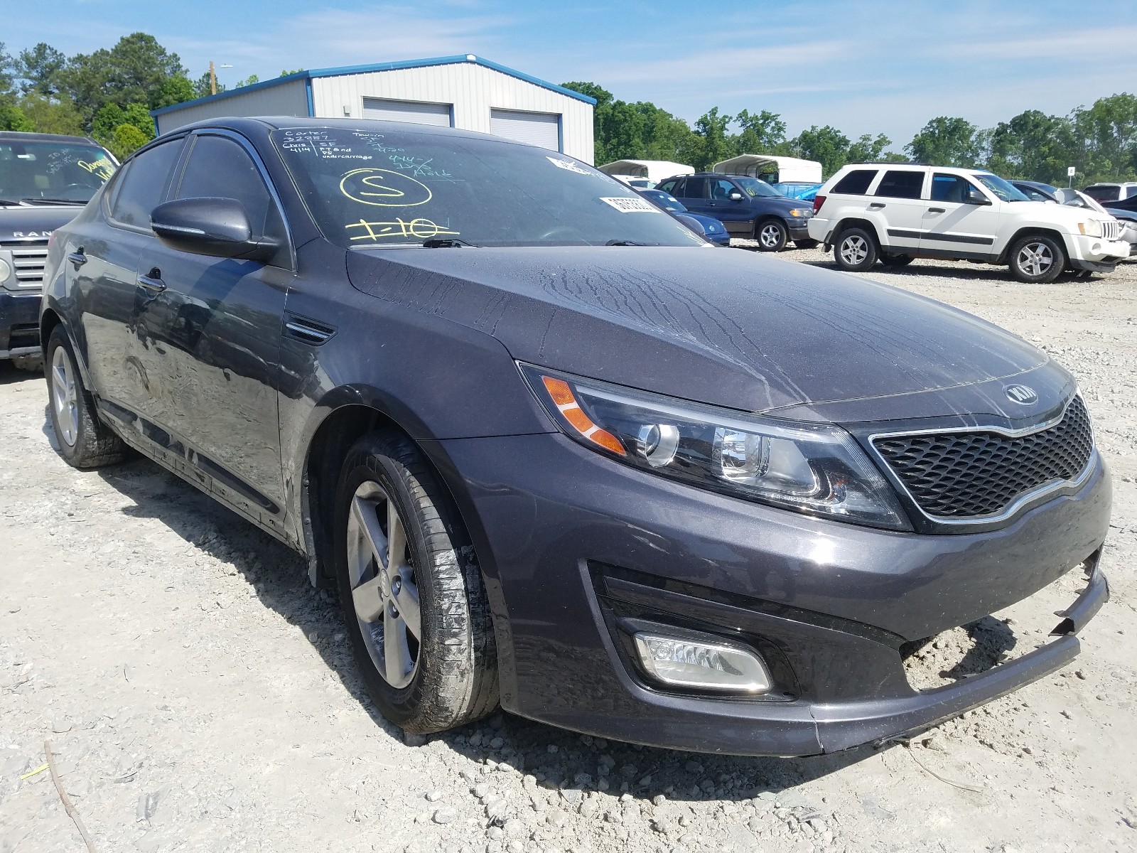 KIA OPTIMA LX 2015 with VIN 5XXGM4A76FG441144 - Photo from auction