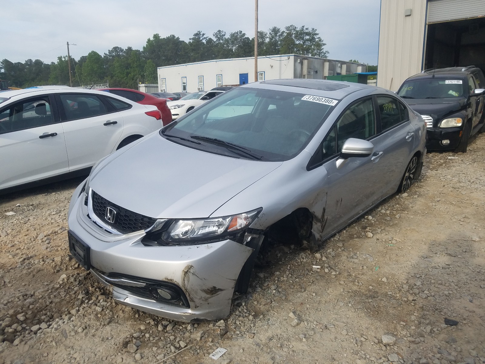 Photo 2 from auction – 2015 HONDA CIVIC EXL with VIN 2HGFB2F91FH502527