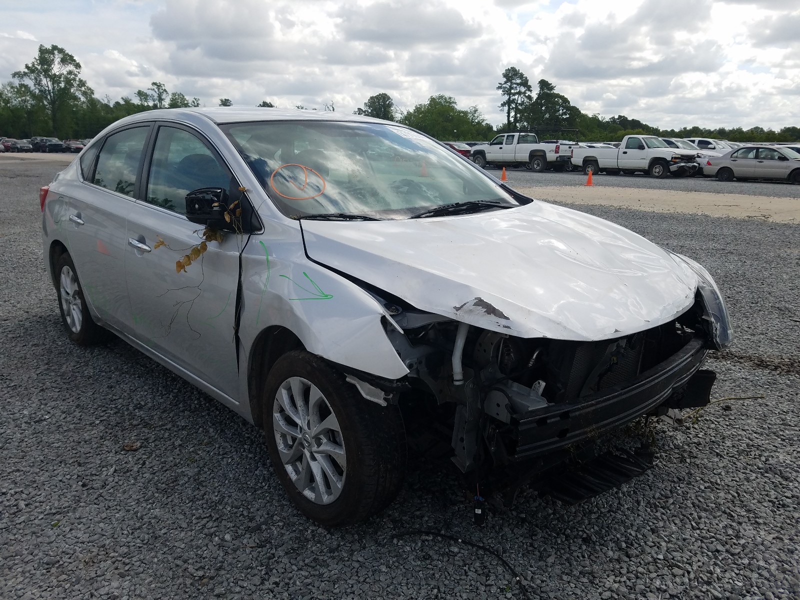 Photo 1 from auction – 2018 NISSAN SENTRA S with VIN 3N1AB7AP4JL644479