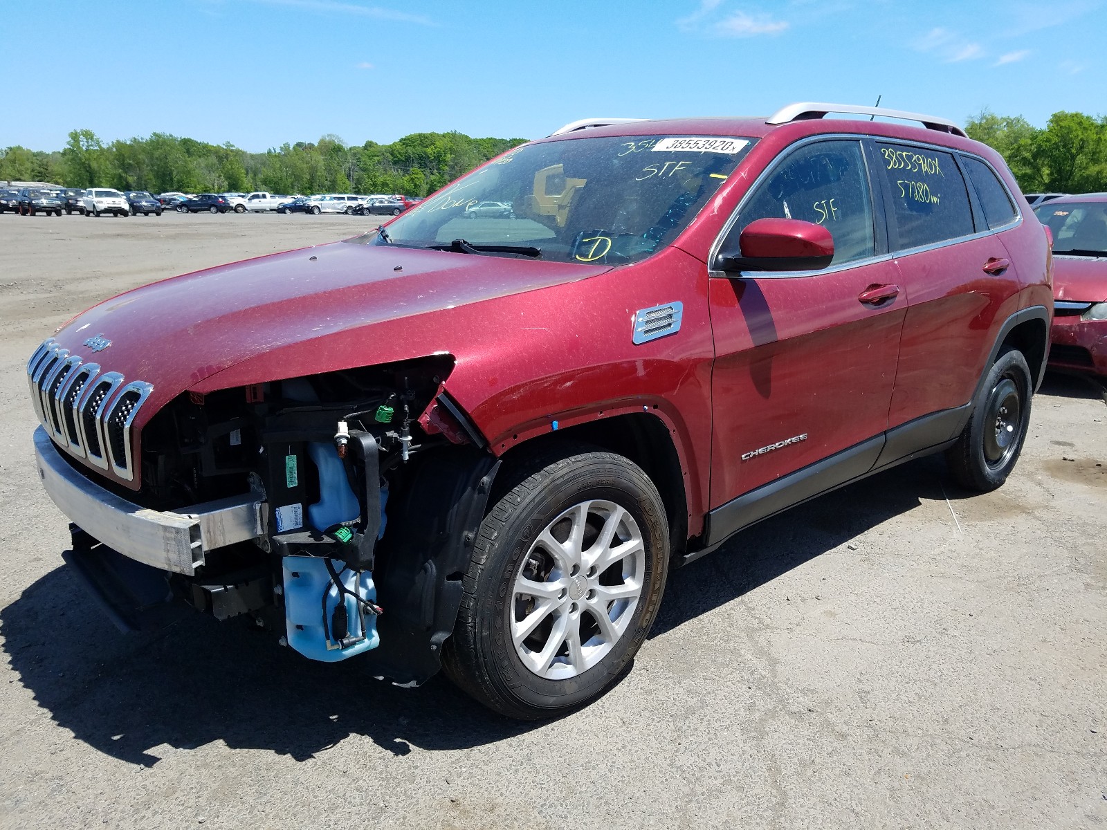 Photo 2 from auction – 2015 JEEP CHEROKEE L with VIN 1C4PJMCS3FW624915