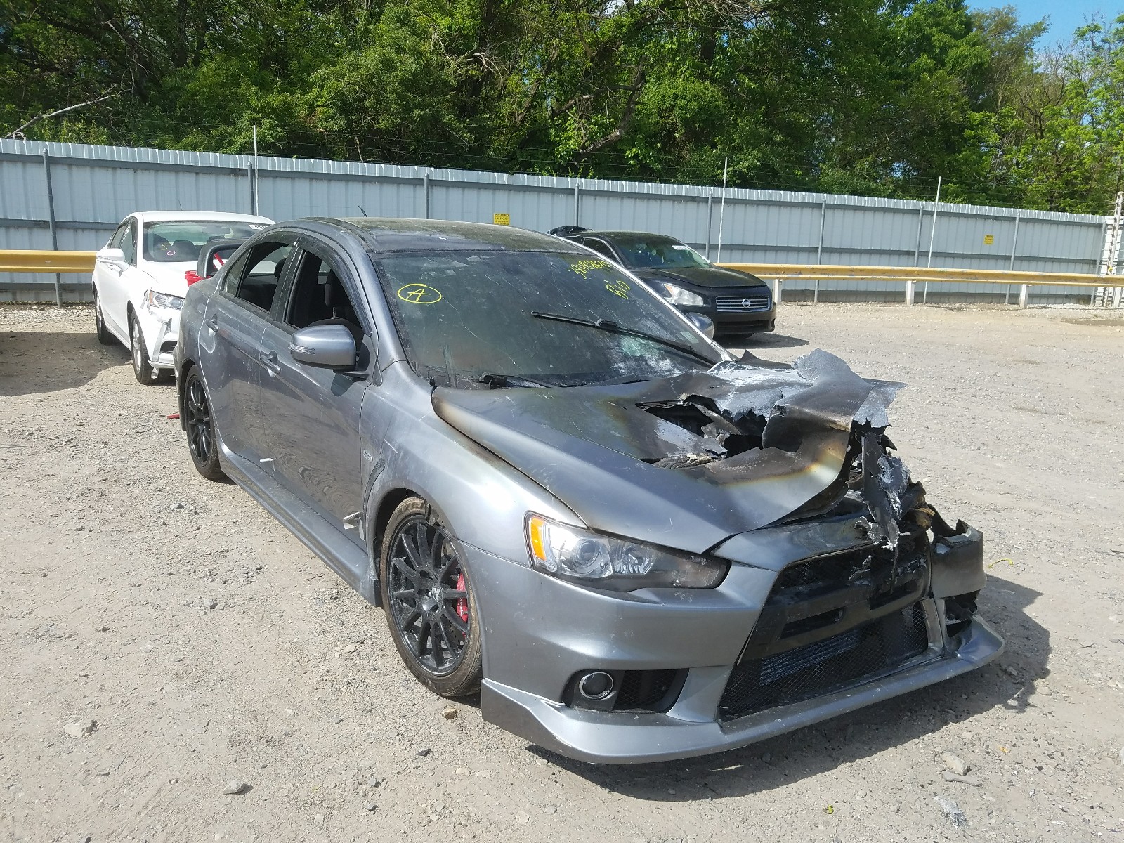 MITSUBISHI LANCER EVO 2015 with VIN JA32W7FV2FU027882 - Photo from auction