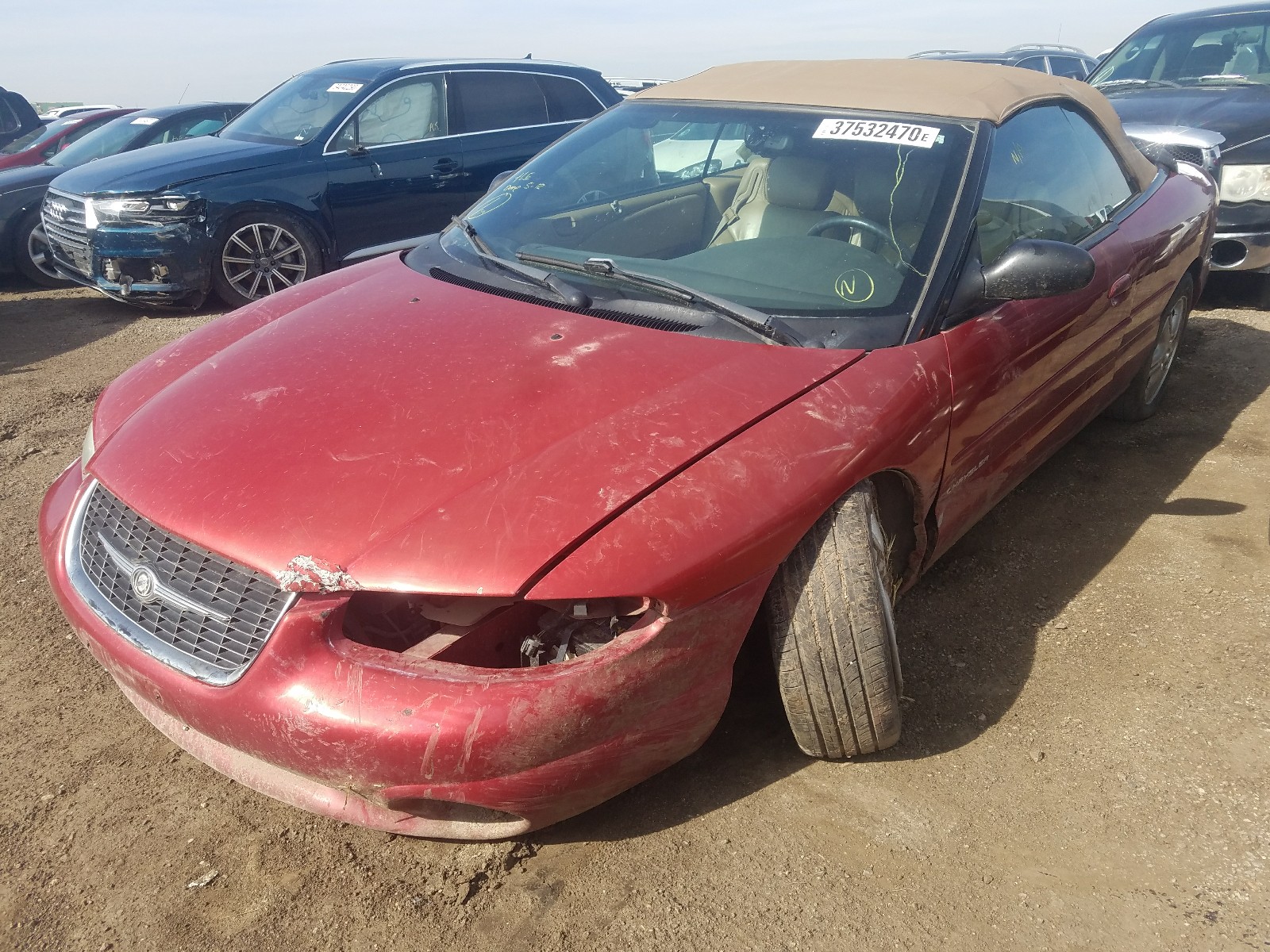 Photo 2 from auction – 2000 CHRYSLER SEBRING JX with VIN 3C3EL55H7YT264621