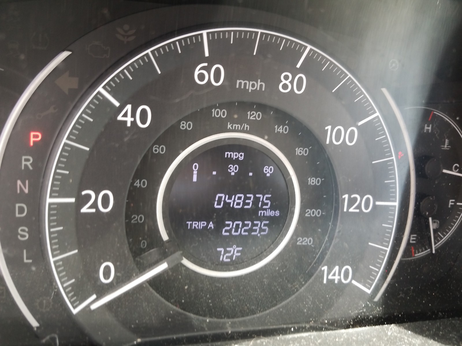 Photo 8 from auction – 2016 HONDA CR-V LX with VIN 5J6RM3H30GL022448