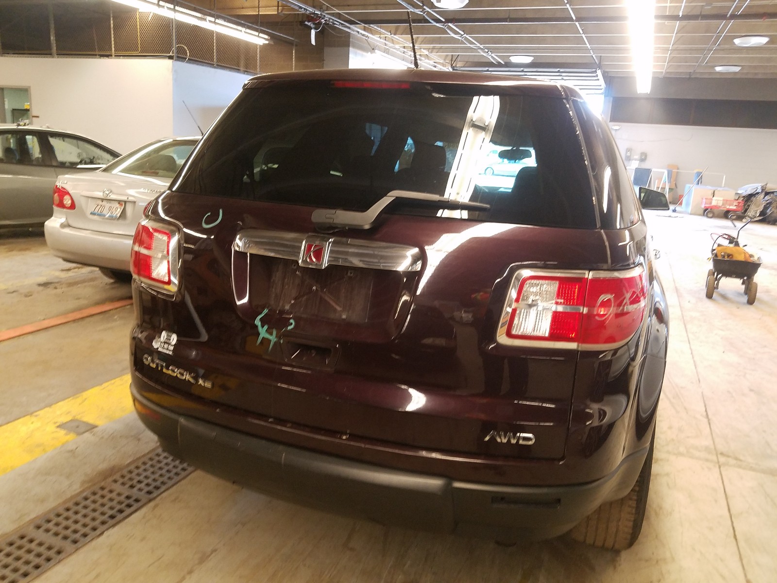 Photo 9 from auction – 2009 SATURN OUTLOOK XE with VIN 5GZEV13D79J127085