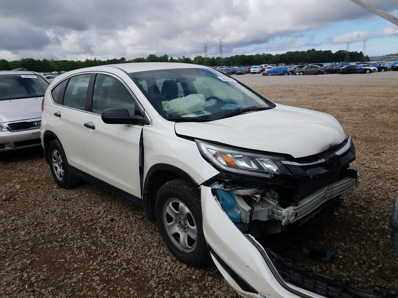 Photo 1 from auction – 2016 HONDA CR-V LX with VIN 5J6RM3H30GL022448