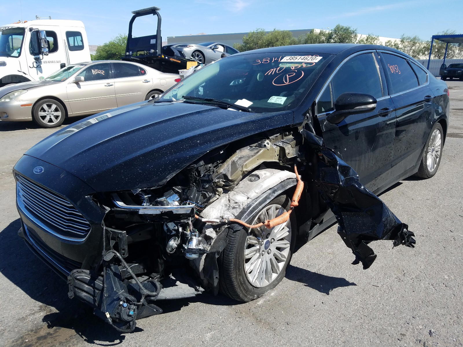 Photo 2 from auction – 2016 FORD FUSION SE with VIN 3FA6P0PU7GR315411
