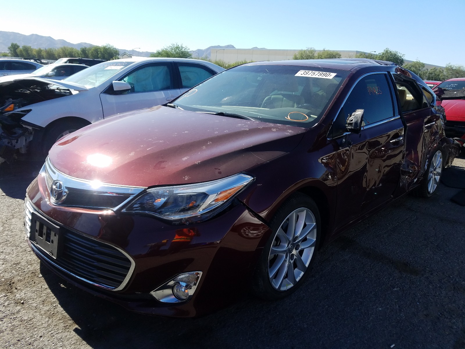 Photo 2 from auction – 2013 TOYOTA AVALON BAS with VIN 4T1BK1EB5DU044766