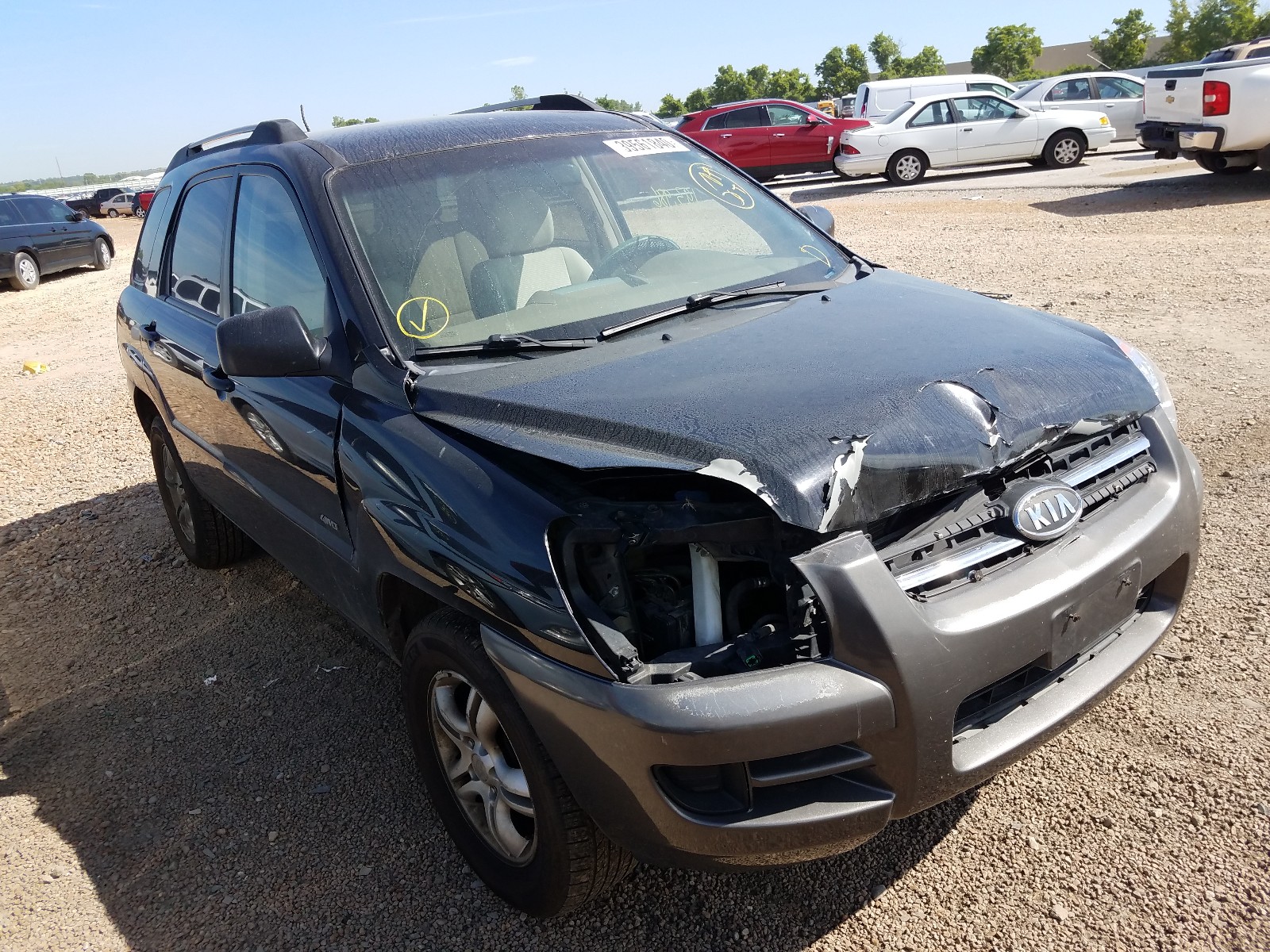 Photo 1 from auction – 2008 KIA SPORTAGE E with VIN KNDJE723587465107