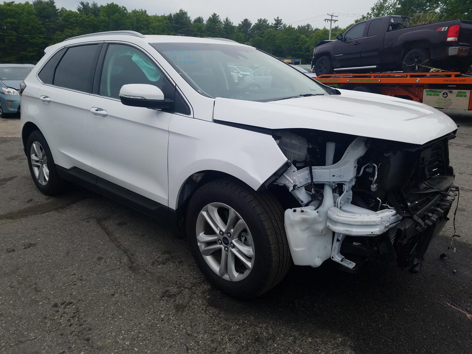 FORD EDGE SEL 2020 with VIN 2FMPK4J93LBA44571 - Photo from auction
