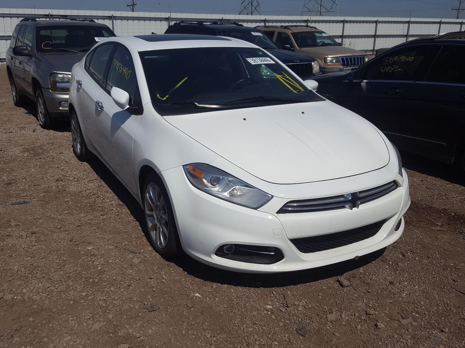 DODGE DART LIMIT 2013 with VIN 1C3CDFCH6DD267359 - Photo from auction