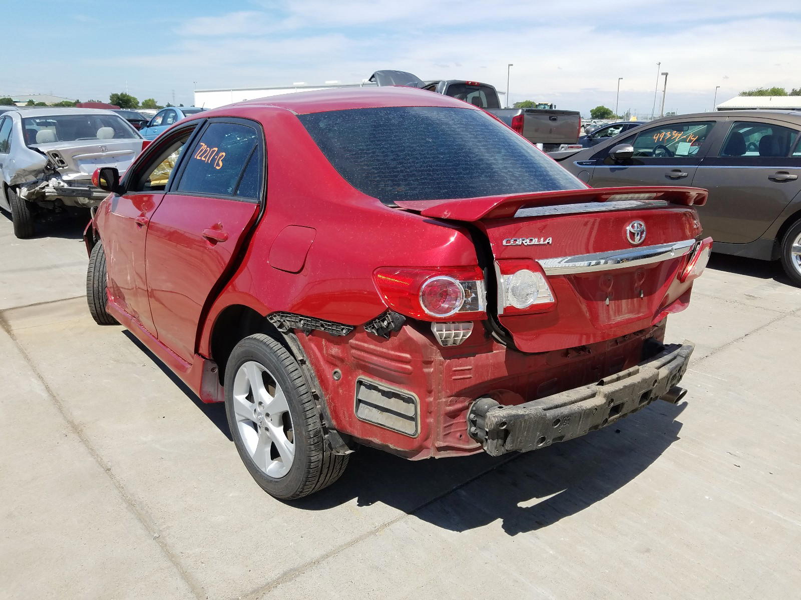 Photo 13 from auction – 2013 TOYOTA COROLLA BA with VIN 2T1BU4EE6DC094860
