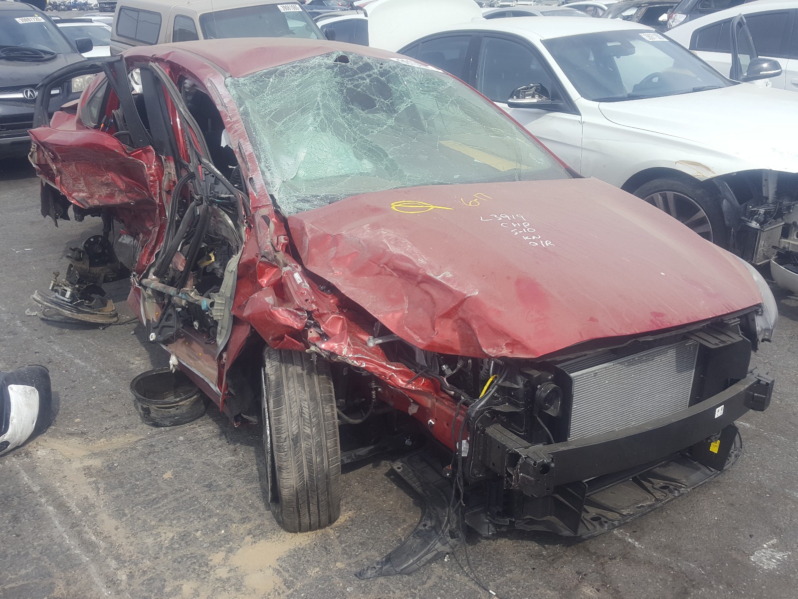Photo 1 from auction – 2020 KIA FORTE FE with VIN 3KPF24AD7LE217215