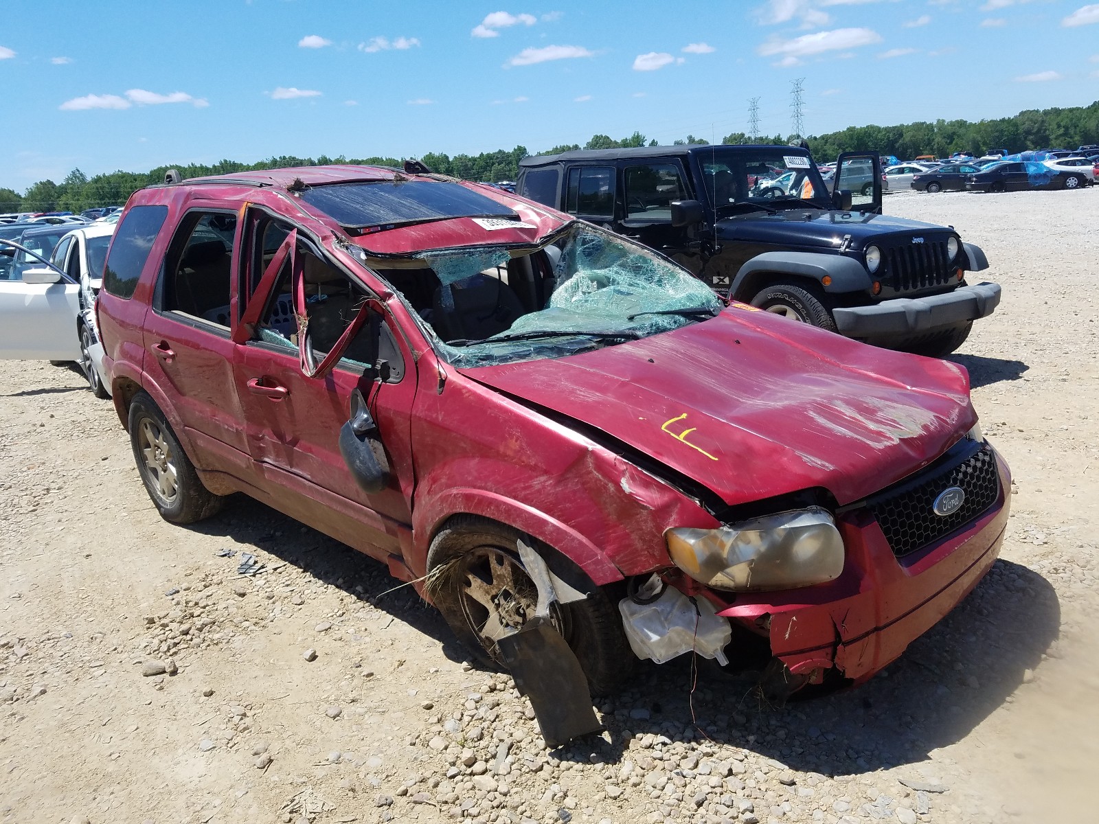 Photo 1 from auction – 2007 FORD ESCAPE LIM with VIN 1FMYU04107KA13223