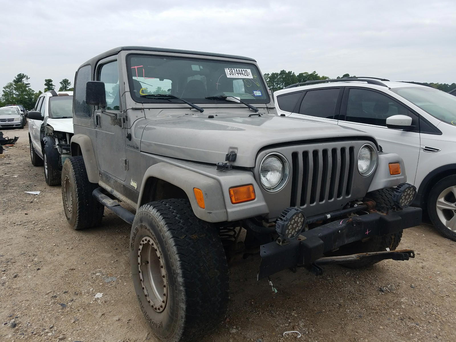 JEEP WRANGLER / 2002 with VIN 1J4FA39S62P710909 - Photo from auction