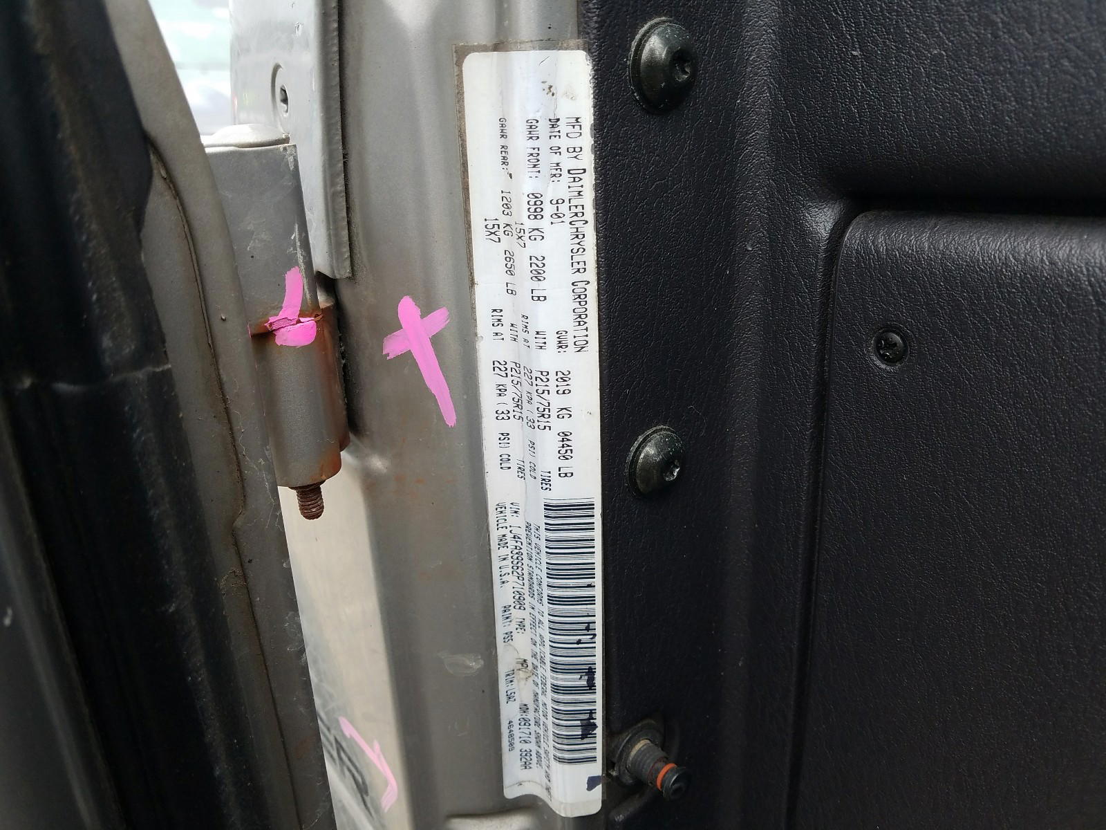 Photo 10 from auction – 2002 JEEP WRANGLER / with VIN 1J4FA39S62P710909