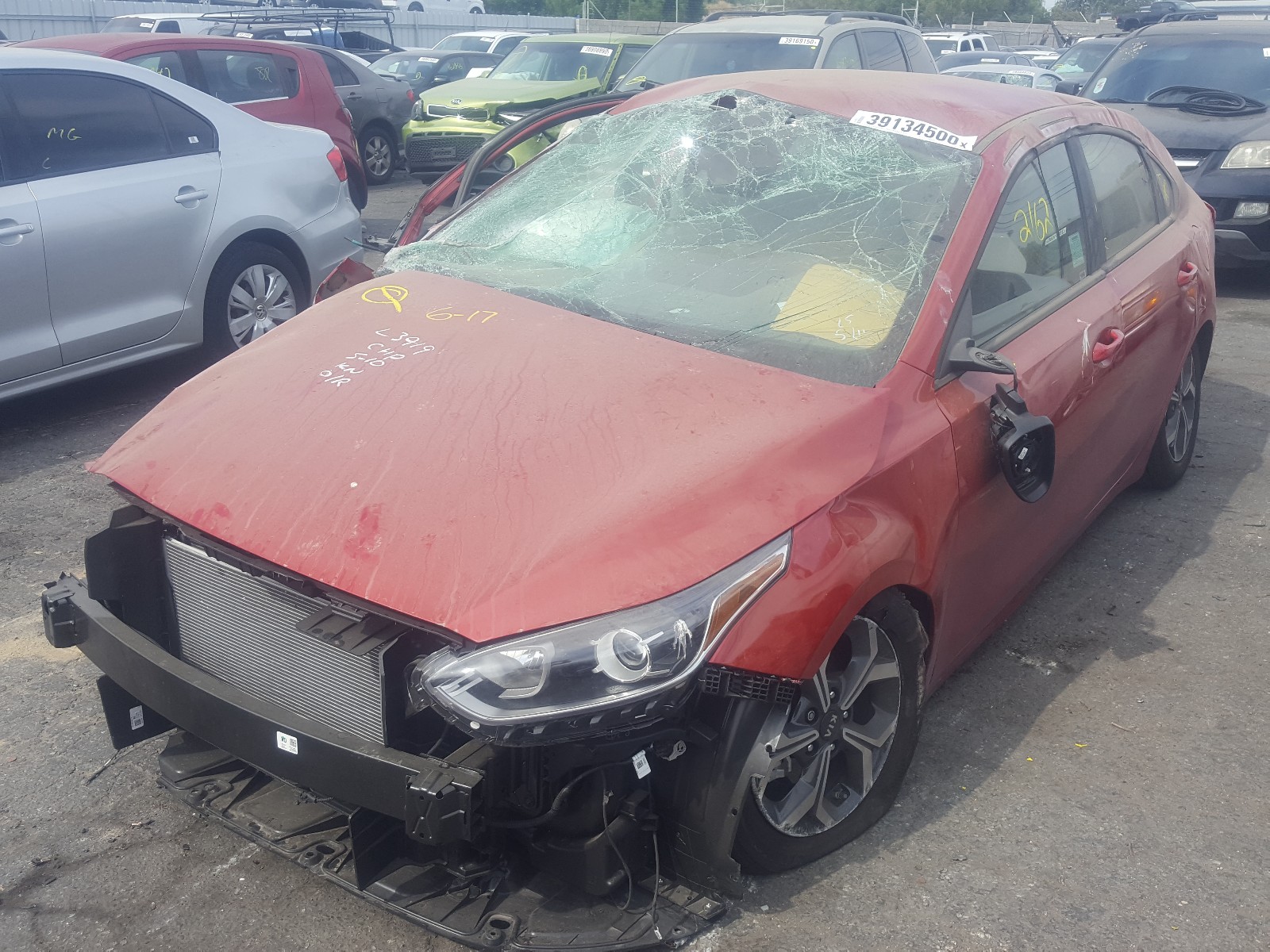 Photo 2 from auction – 2020 KIA FORTE FE with VIN 3KPF24AD7LE217215