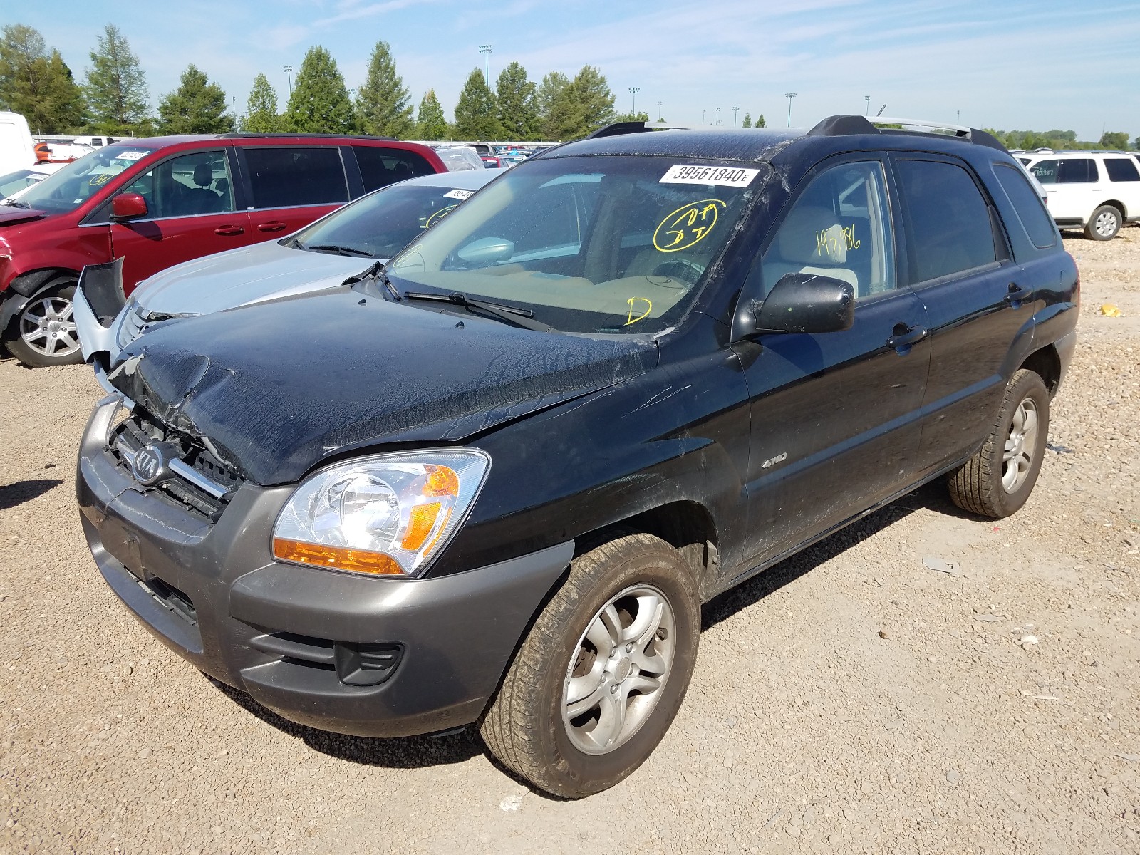 Photo 2 from auction – 2008 KIA SPORTAGE E with VIN KNDJE723587465107