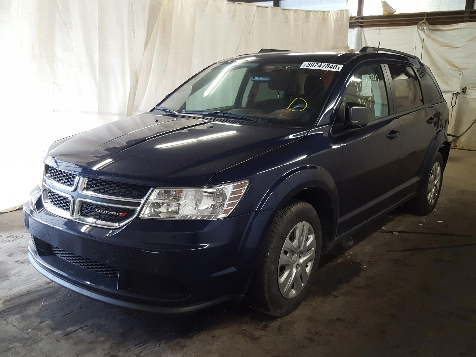 Photo 2 from auction – 2019 DODGE JOURNEY SE with VIN 3C4PDCAB2KT751398
