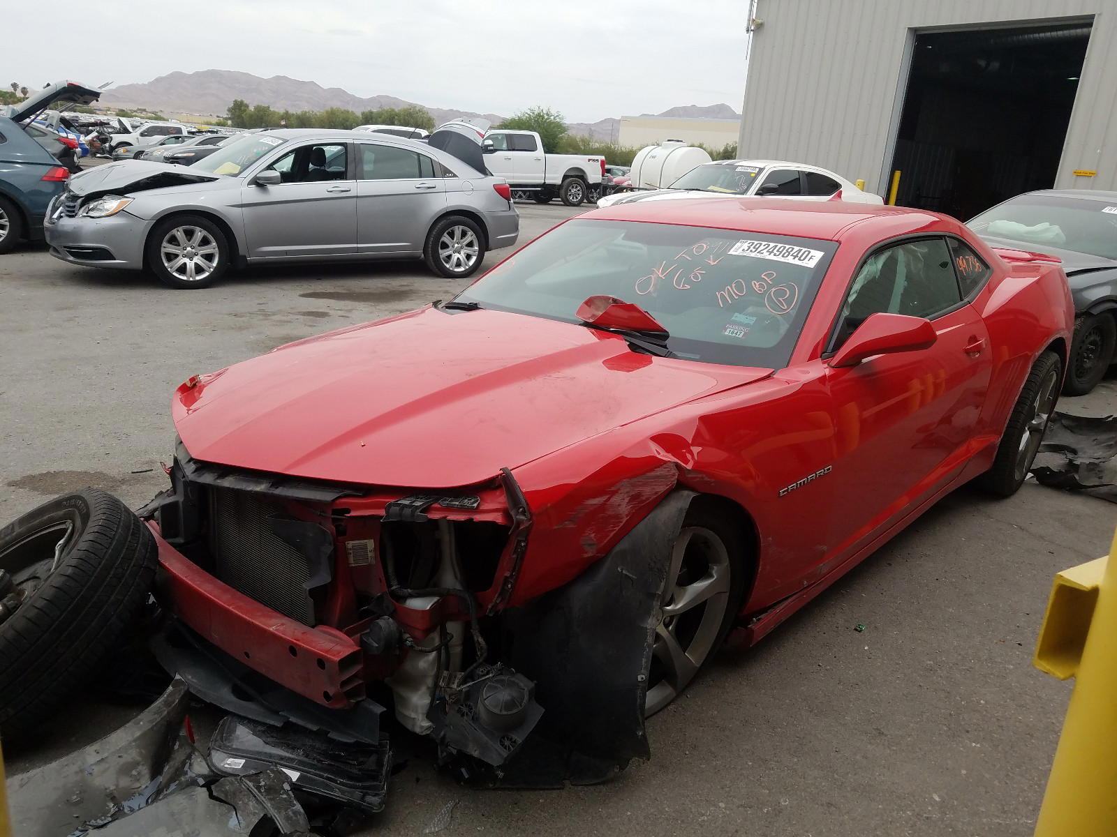 Photo 2 from auction – 2014 CHEVROLET CAMARO LT with VIN 2G1FF1E30E9186372