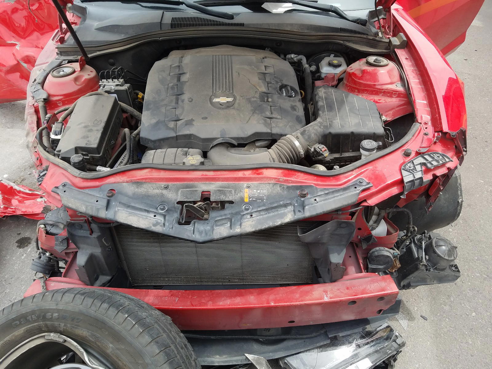 Photo 7 from auction – 2014 CHEVROLET CAMARO LT with VIN 2G1FF1E30E9186372