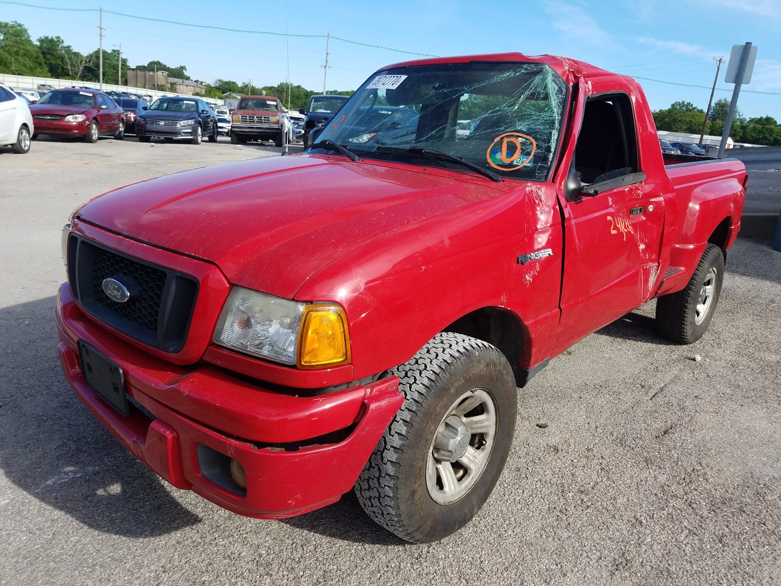 Photo 2 from auction – 2004 FORD RANGER with VIN 1FTYR10U04PA27617