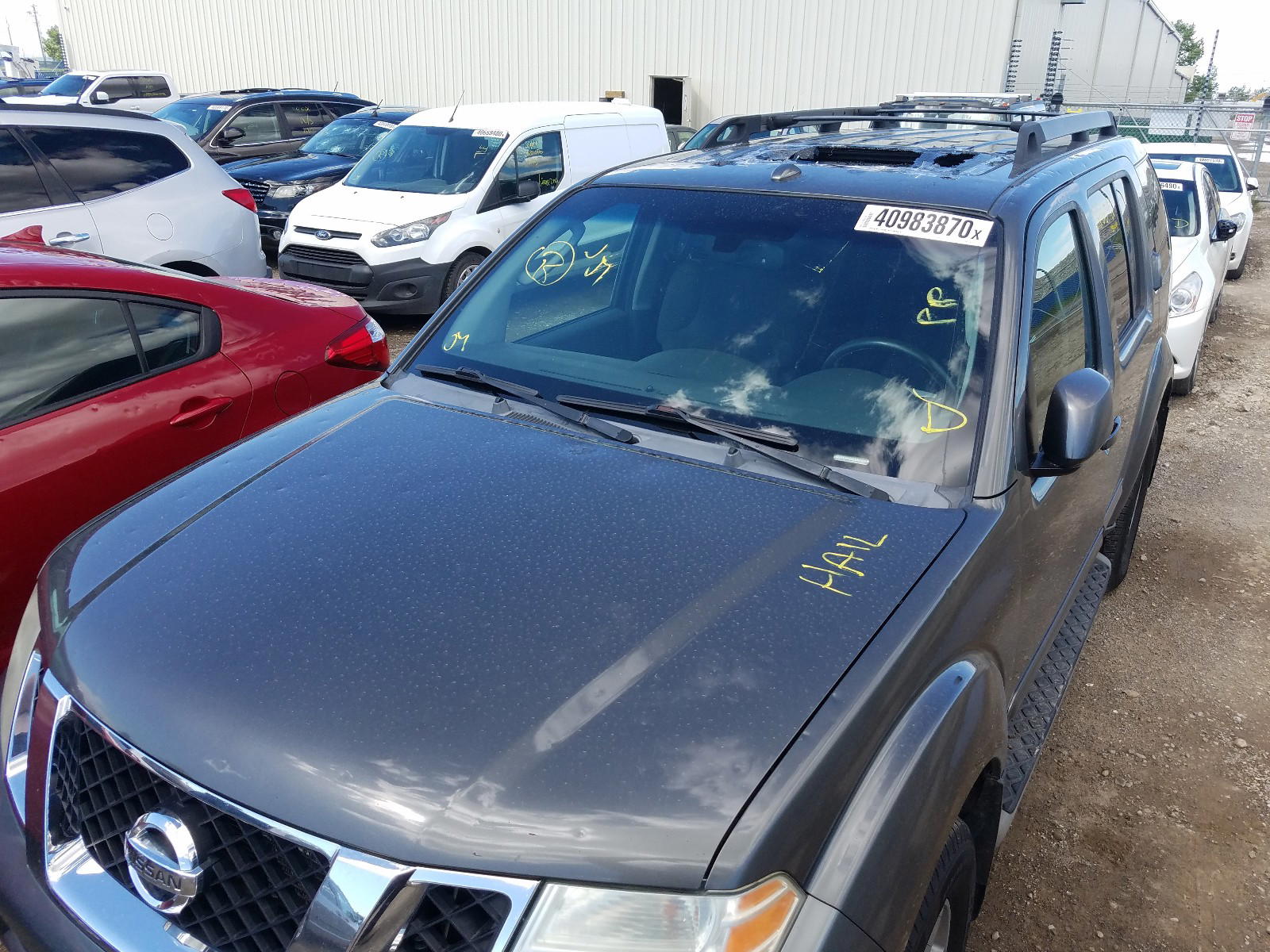 Photo 9 from auction – 2008 NISSAN PATHFINDER with VIN 5N1AR18B18C647602