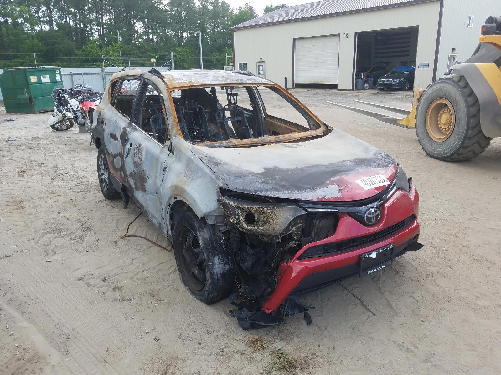 TOYOTA RAV4 LE 2017 with VIN 2T3BFREV6HW646523 - Photo from auction