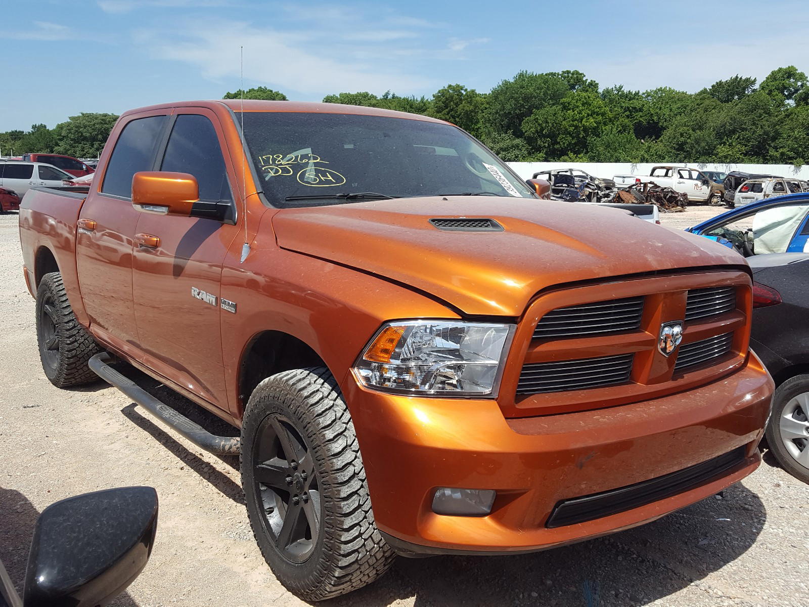 DODGE RAM 1500 2010 with VIN 1D7RV1CT7AS178262 - Photo from auction