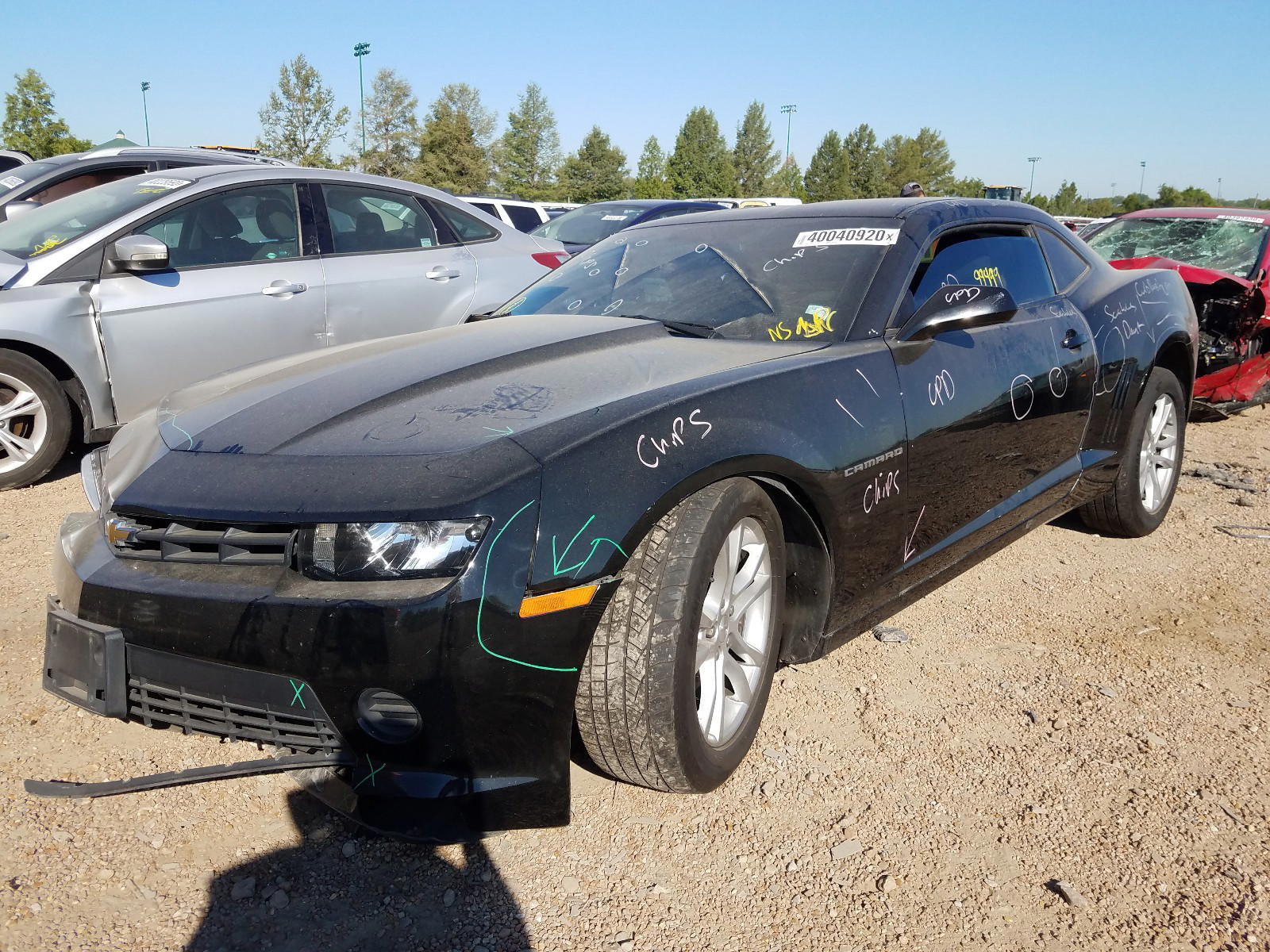 Photo 2 from auction – 2014 CHEVROLET CAMARO LS with VIN 2G1FA1E33E9213546