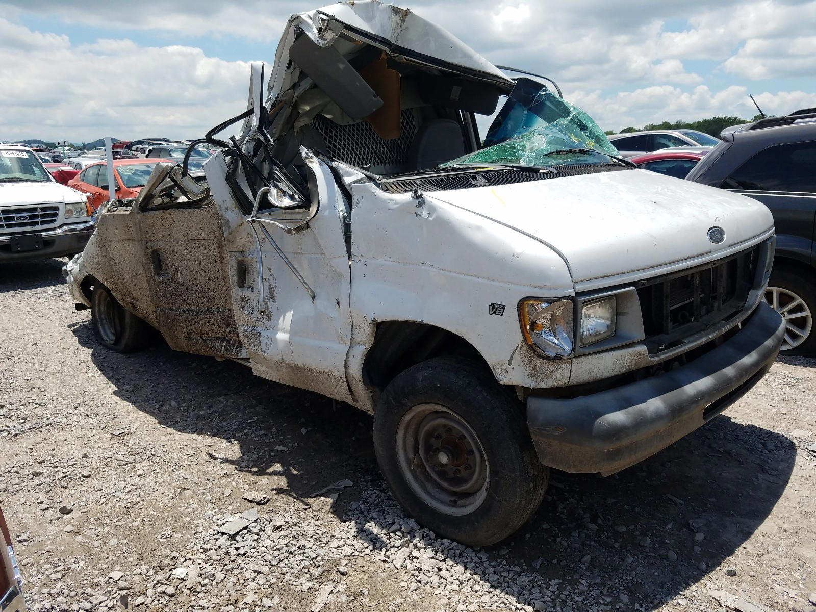 FORD ECONO E250 1998 with VIN 1FTNE24L4WHB44488 - Photo from auction