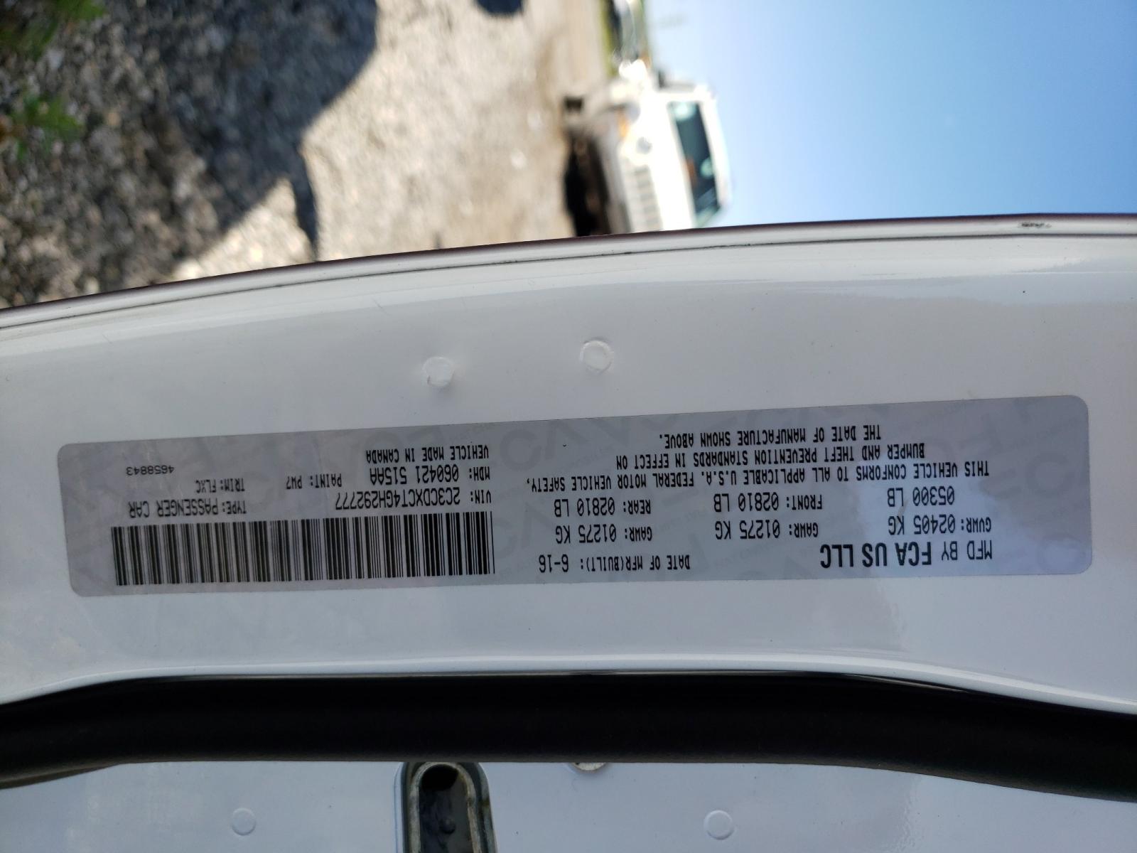 Photo 10 from auction – 2016 DODGE CHARGER R/ with VIN 2C3CDXCT4GH292777