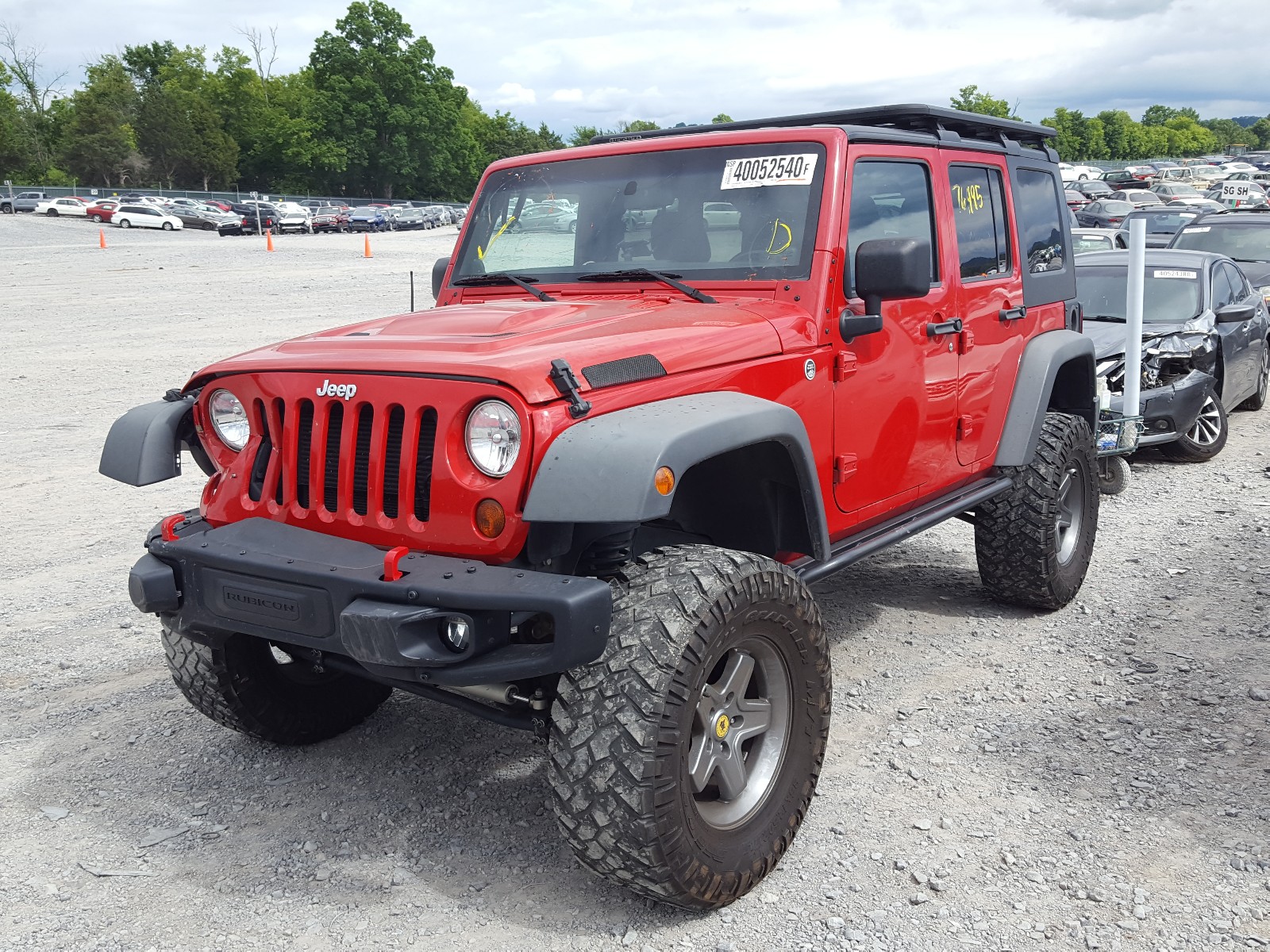 Photo 2 from auction – 2012 JEEP WRANGLER U with VIN 1C4BJWDG7CL158001