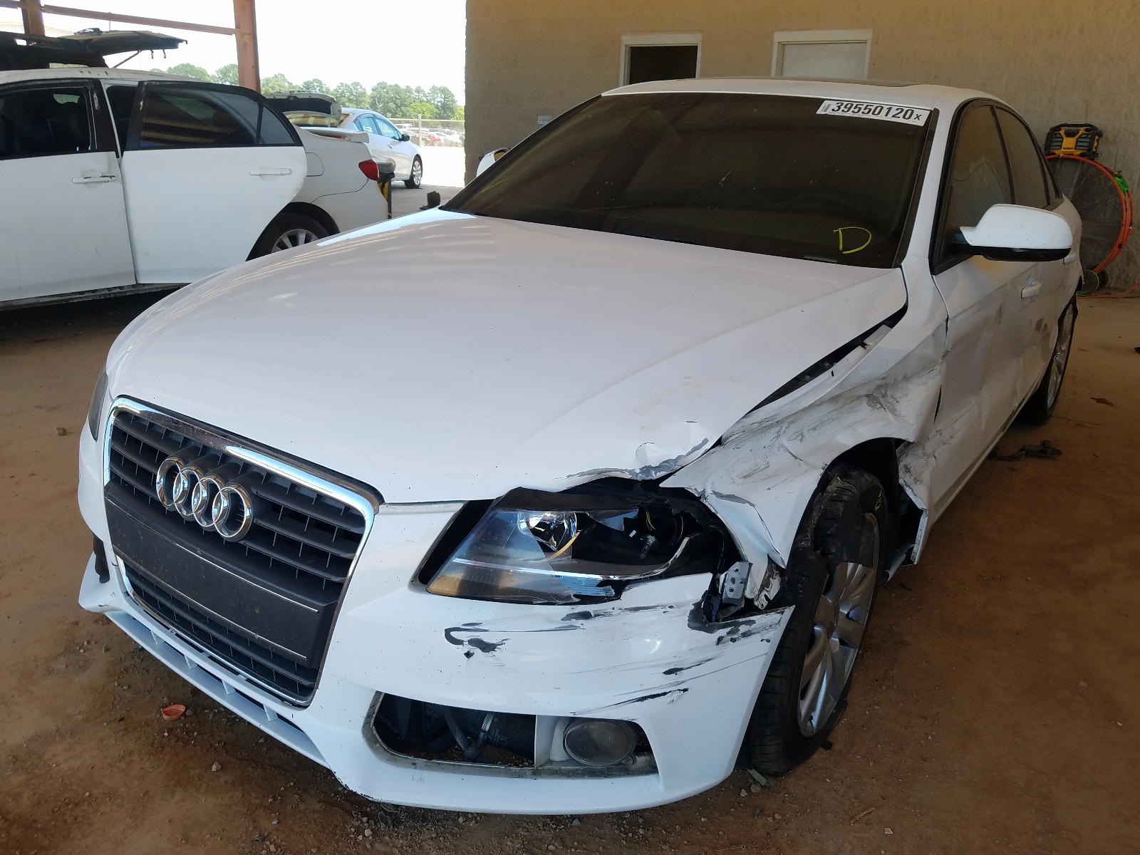 Photo 2 from auction – 2012 AUDI A4 PREMIUM with VIN WAUAFAFL5CA115571