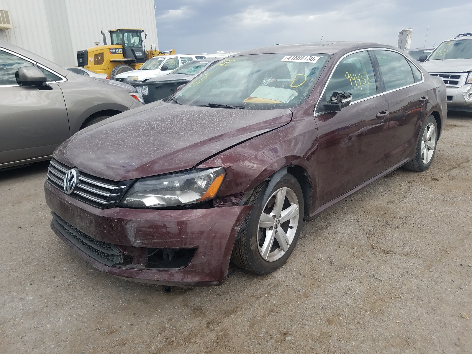 Photo 2 from auction – 2012 VOLKSWAGEN PASSAT SE with VIN 1VWBP7A39CC109434