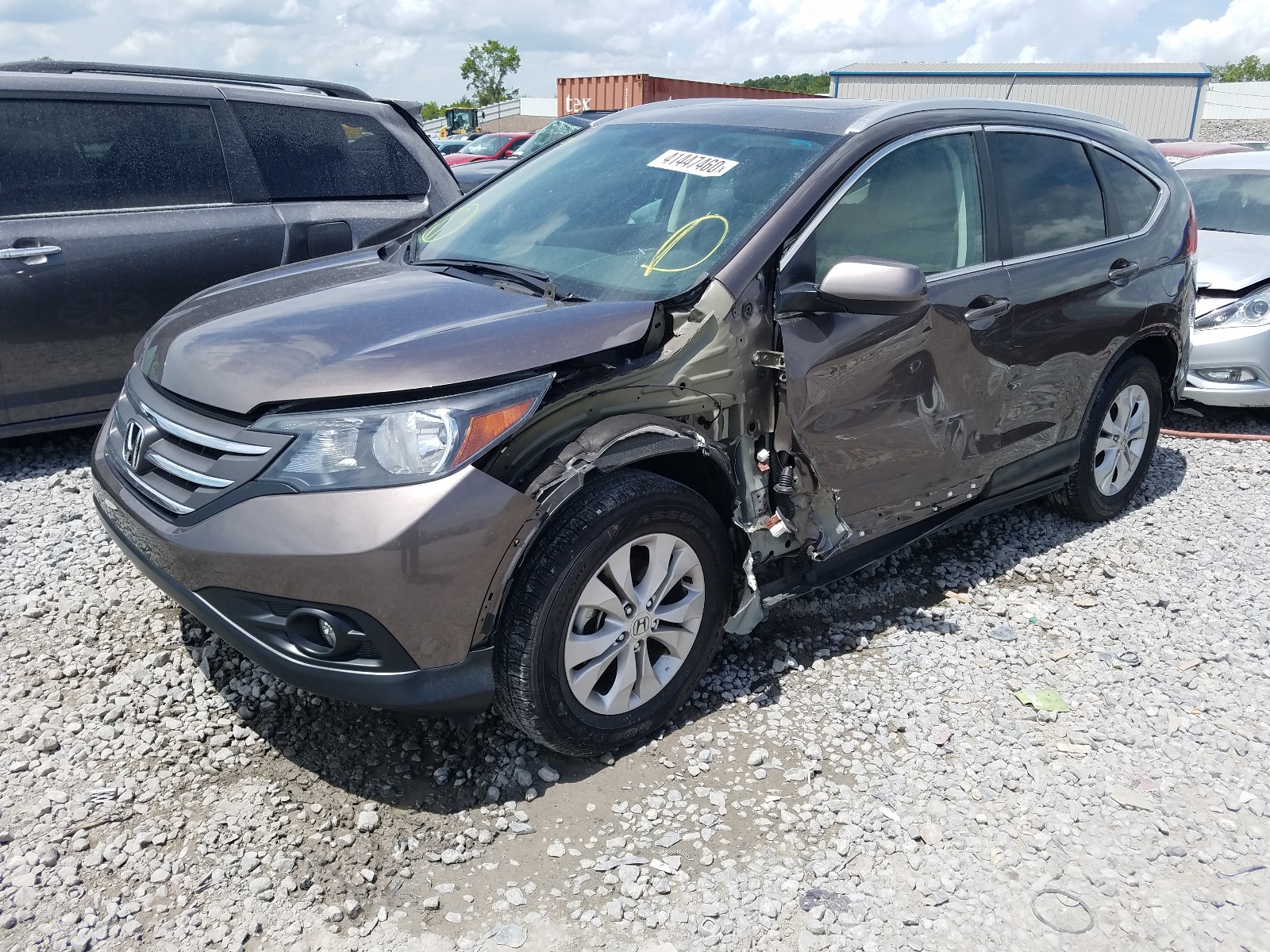 Photo 2 from auction – 2014 HONDA CR-V EXL with VIN 2HKRM3H76EH547511